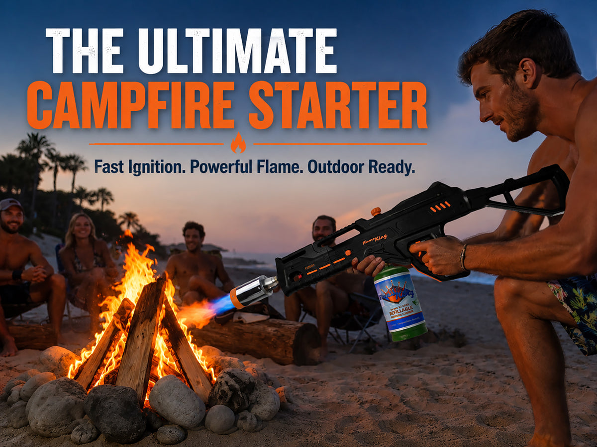 Flame King BlazeTac FK2000 Propane Torch Gun Weed Burner, Trigger Igni