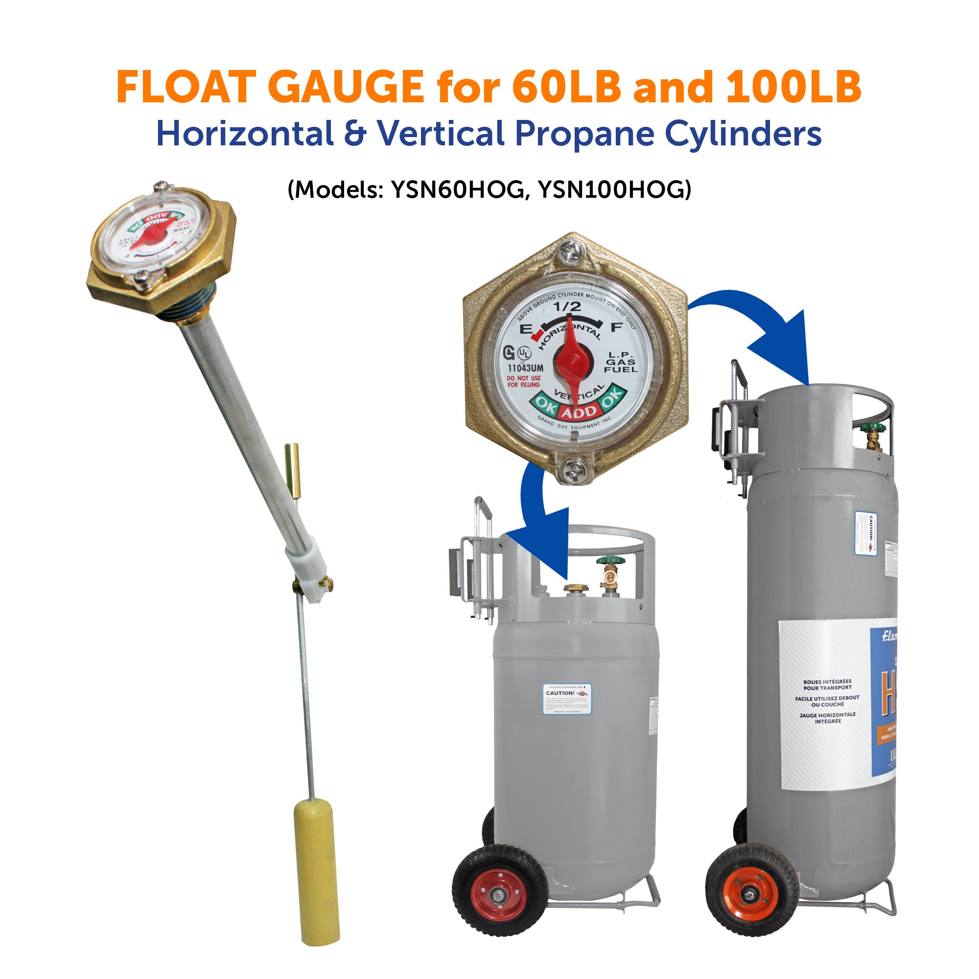 Flame King 10 pound OPD Valve For Propane Cylinder