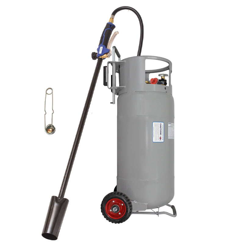 Bundle Propane Tank on Wheels + 100 000 BTU Weed Burner