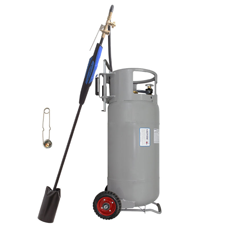 Bundle Propane Tank on Wheels + 500 000 BTU Weed Burner