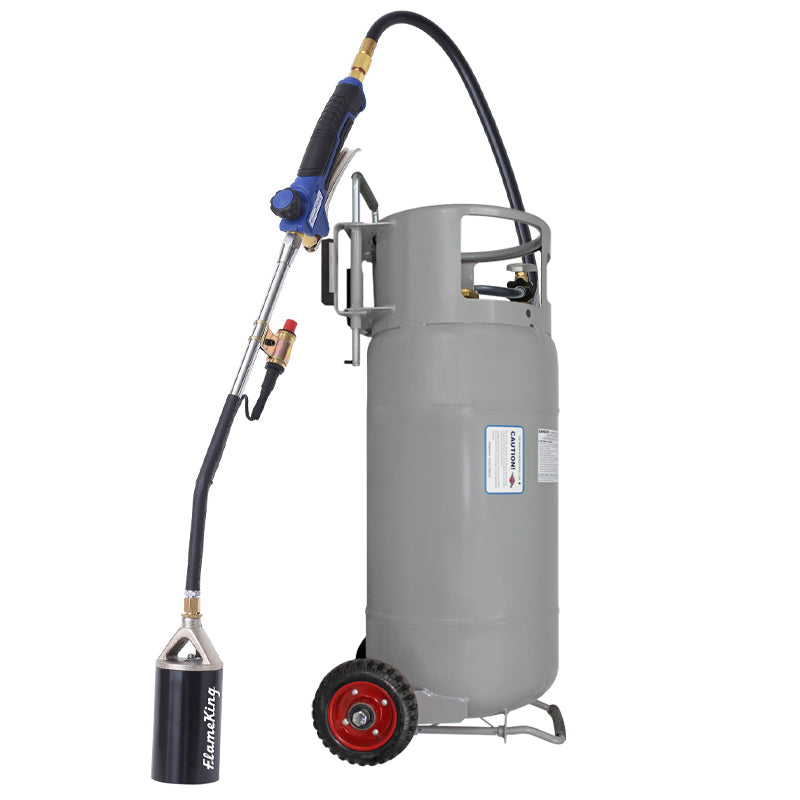 Bundle Propane Tank on Wheels + 340 000 BTU Weed Burner
