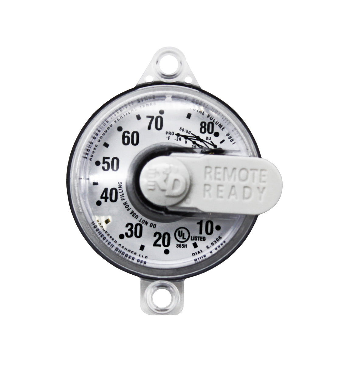 Flame King 0–90 Ohm Twin-Site Remote Dial Gauge for Vertical non RV Pr