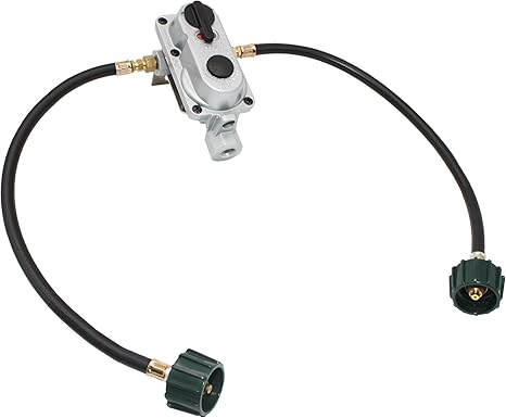 2 Stage Auto Changeover LP Propane Gas Regulator Two 18 inch Pigtails RVs Vans Trailers