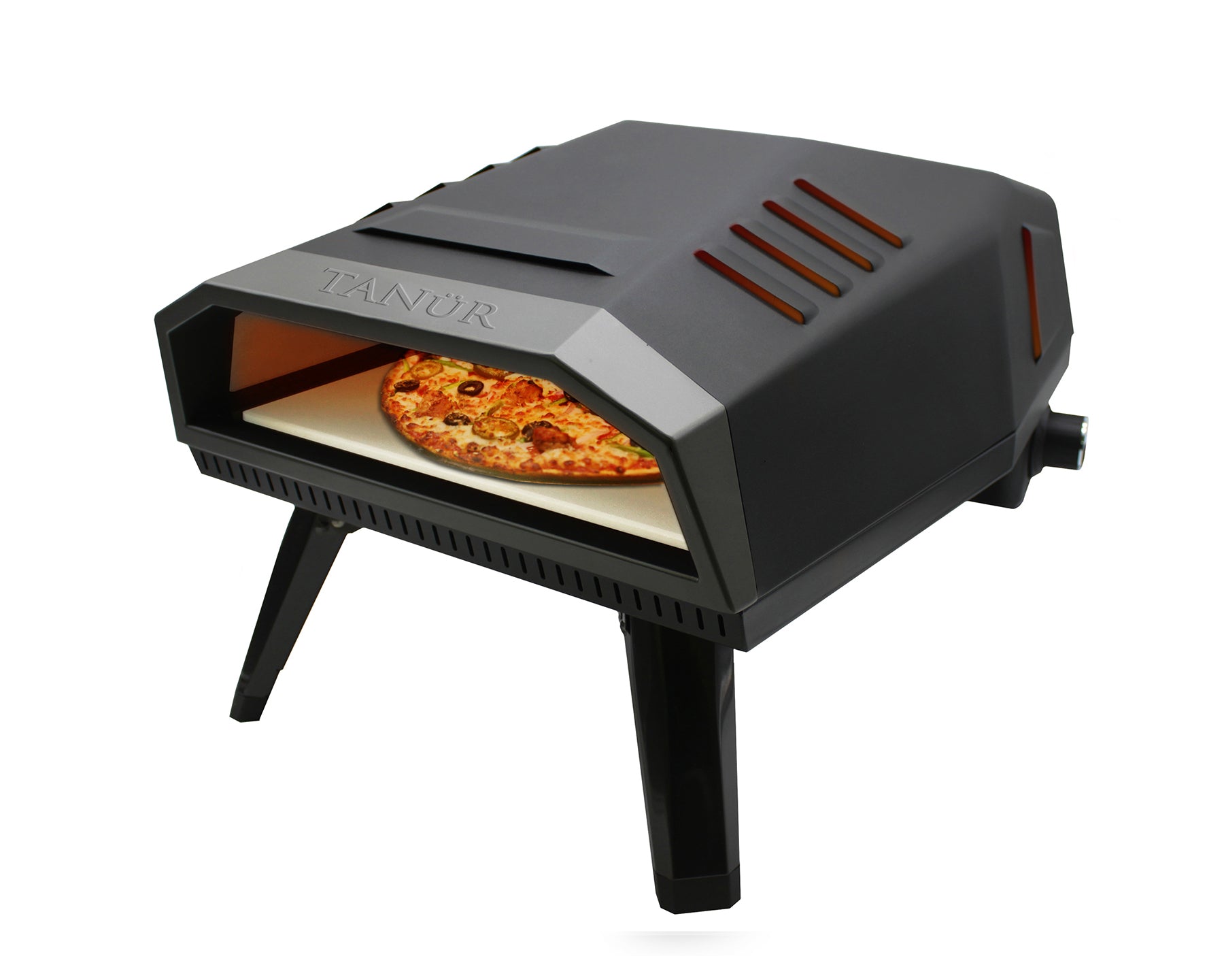 Flame King Outdoor Portable 12-inch Propane Pizza Oven Gas