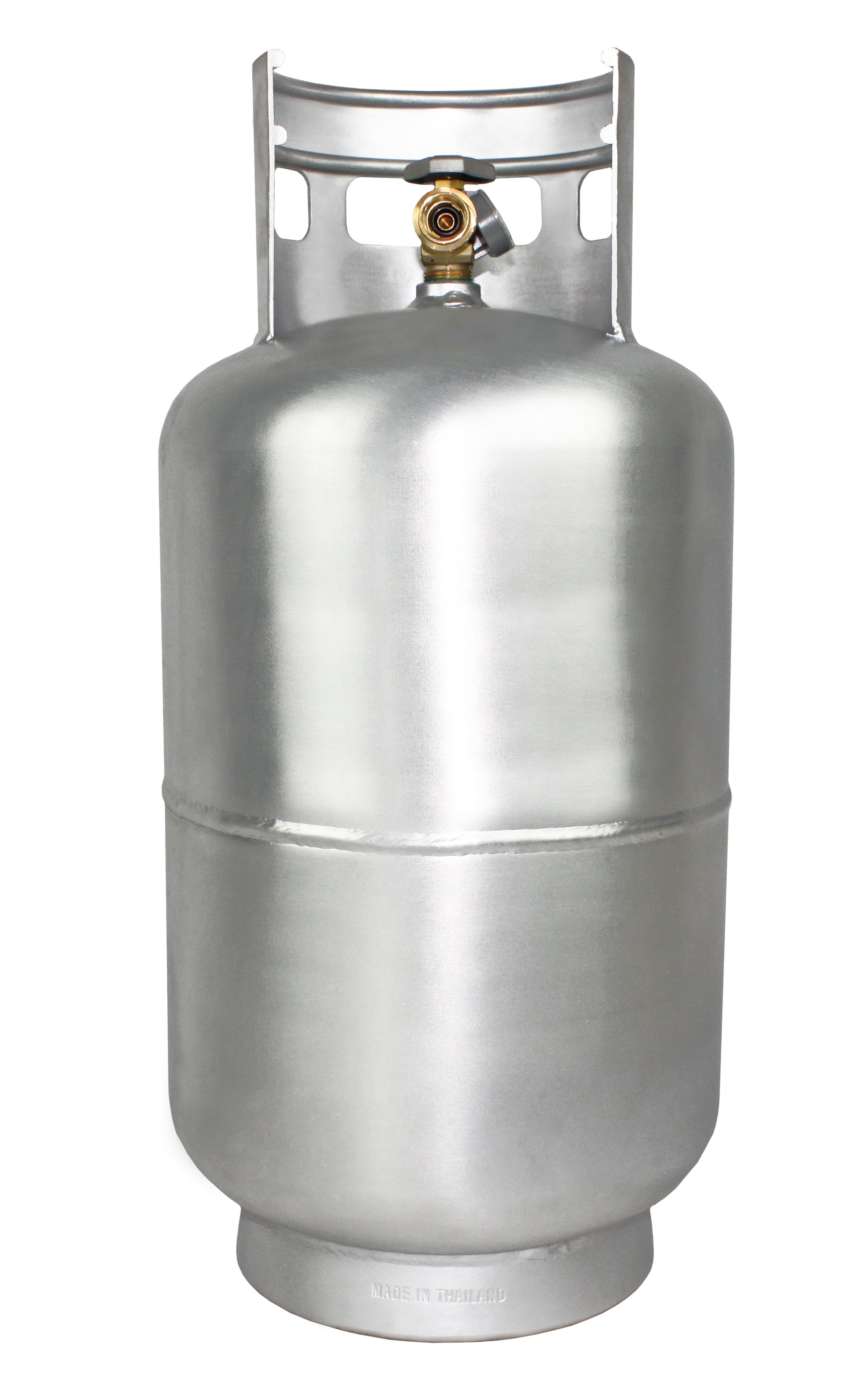 Flame King Lightweight 30lb Aluminum Propane Tank Cylinder Gauge and OPD Valve