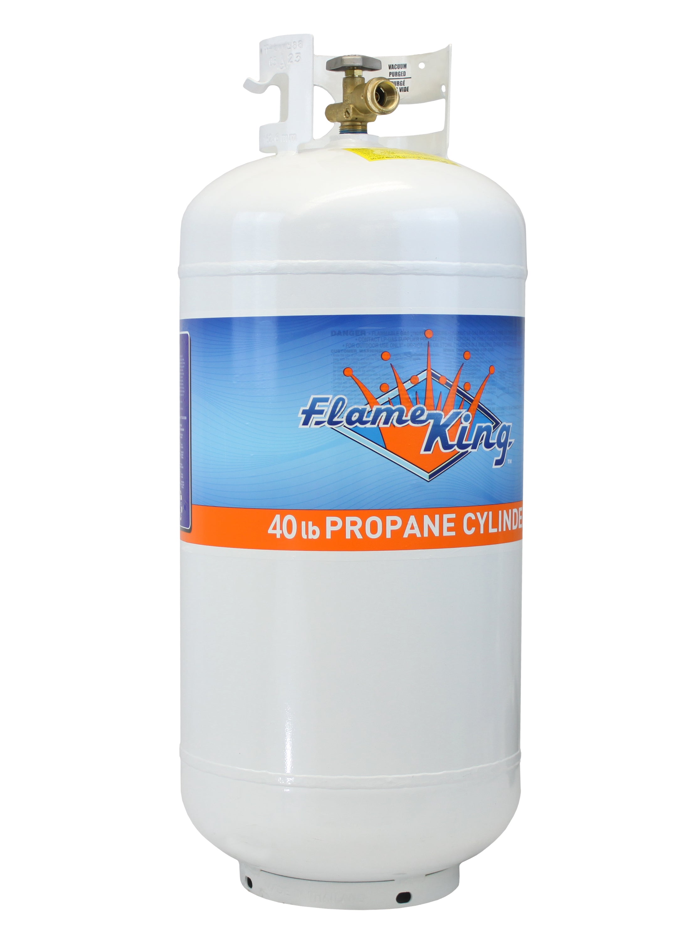 Flame King YSN401 40-Pound Steel Propane Tank Cylinder With Overflow  Protection Device Valve