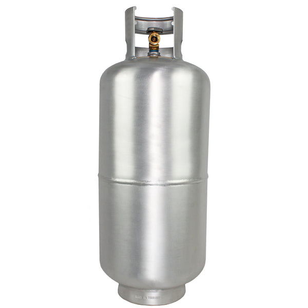 Flame King Lightweight Aluminum 40lb Propane Tank Cylinder Premium OPD Valve