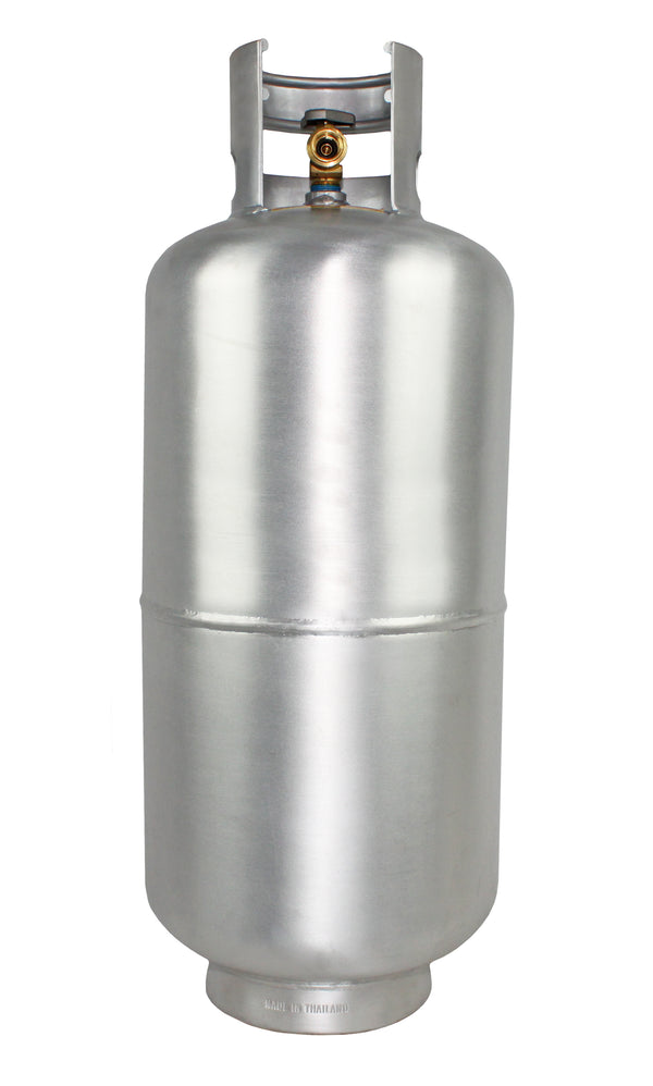 Flame King Lightweight Aluminum 40lb Propane Tank Cylinder Premium OPD Valve