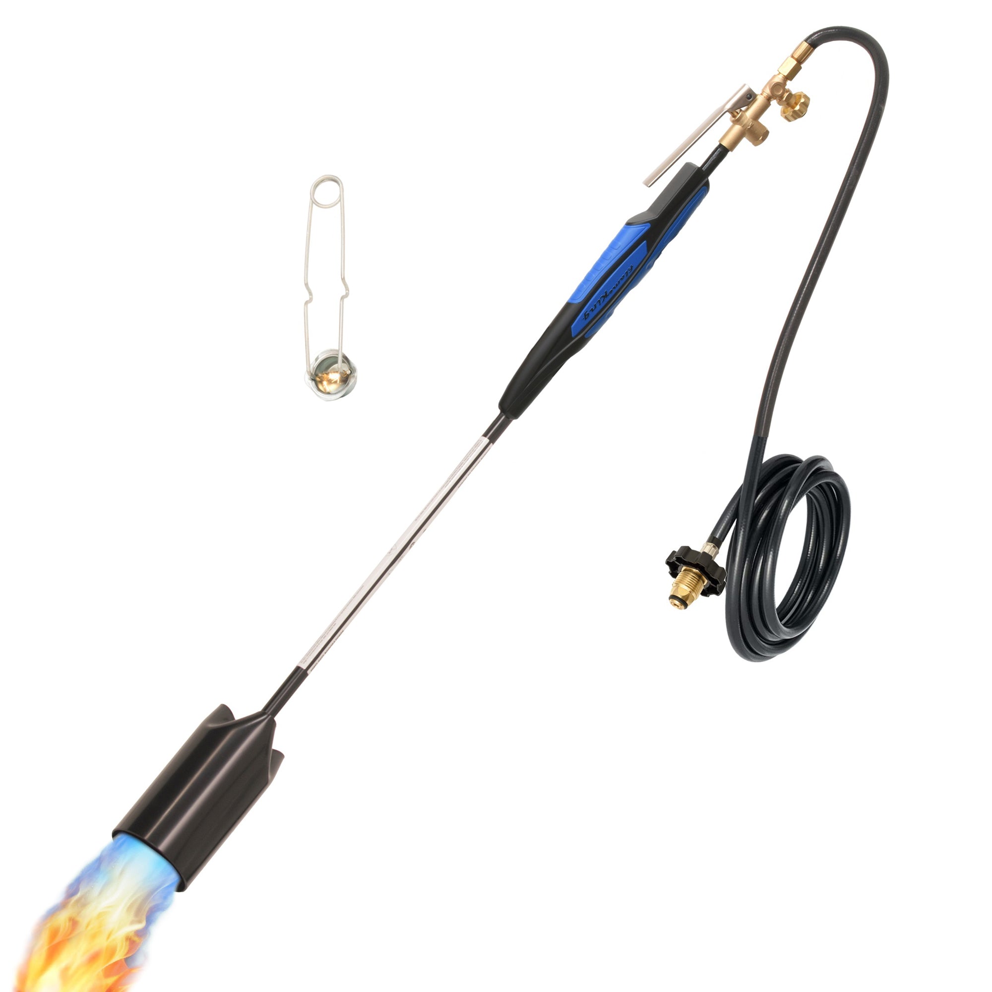 Heavy Duty Propane Torch Weed Burner 500 000 BTU Flint Striker