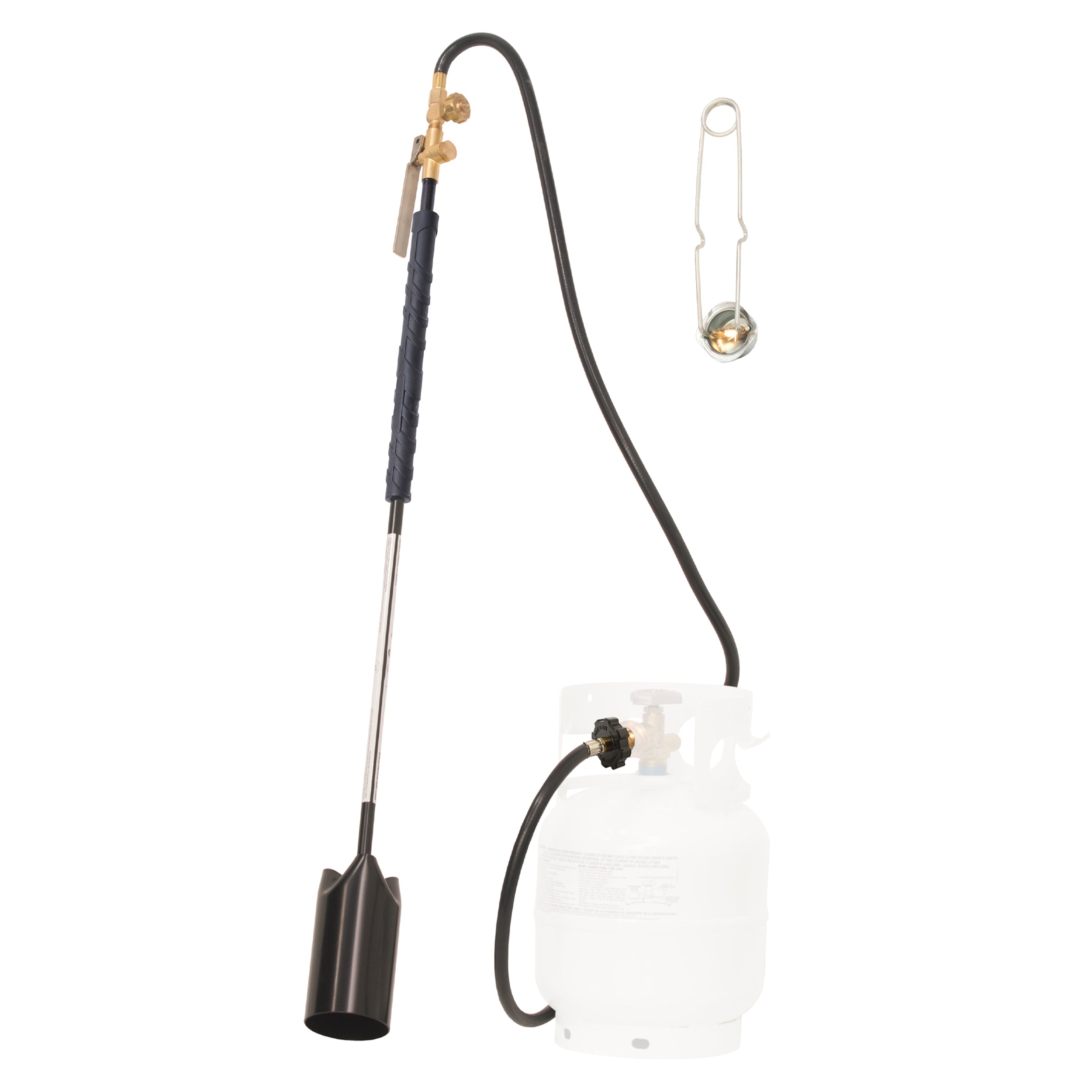 Flame King Bundle 5lb Propane Tank + 500,000 BTU Weed Burner Torch Ignitor + Propane Backpack