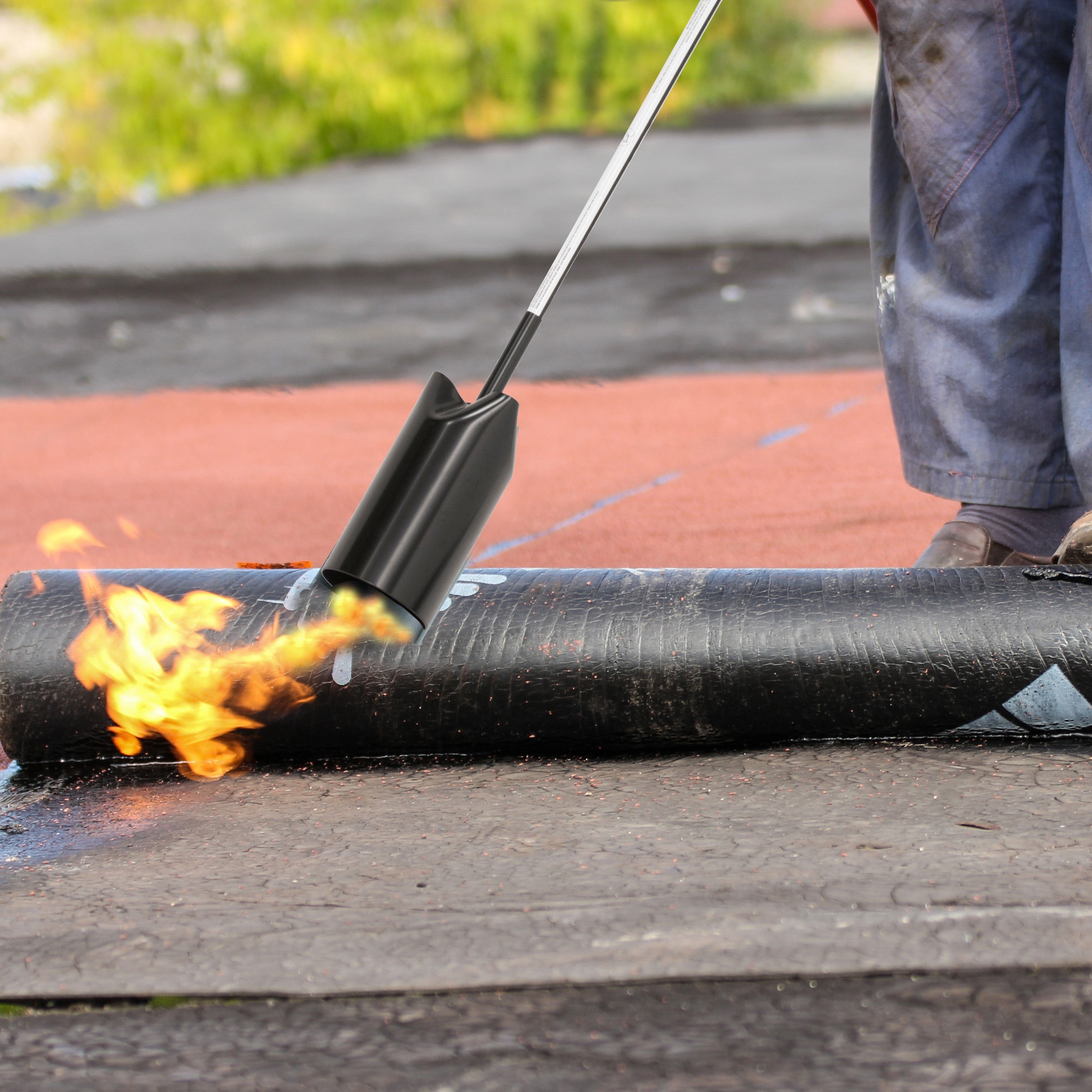 Flame King Bundle 10lb Propane Tank + 500,000 BTU Weed Burner Torch Ignitor + Propane Backpack