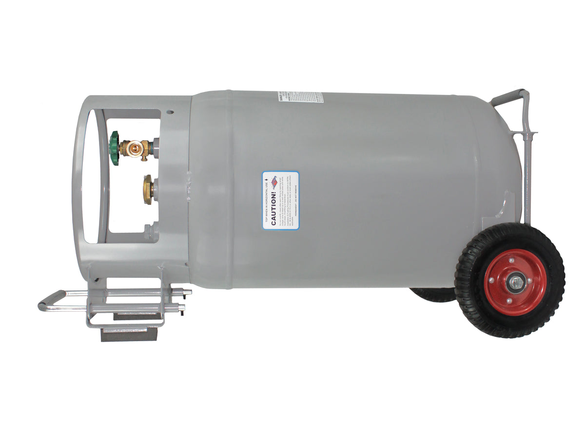 Flame King 60LB Horizontal & Vertical Propane Tank Cylinder Pol Valve