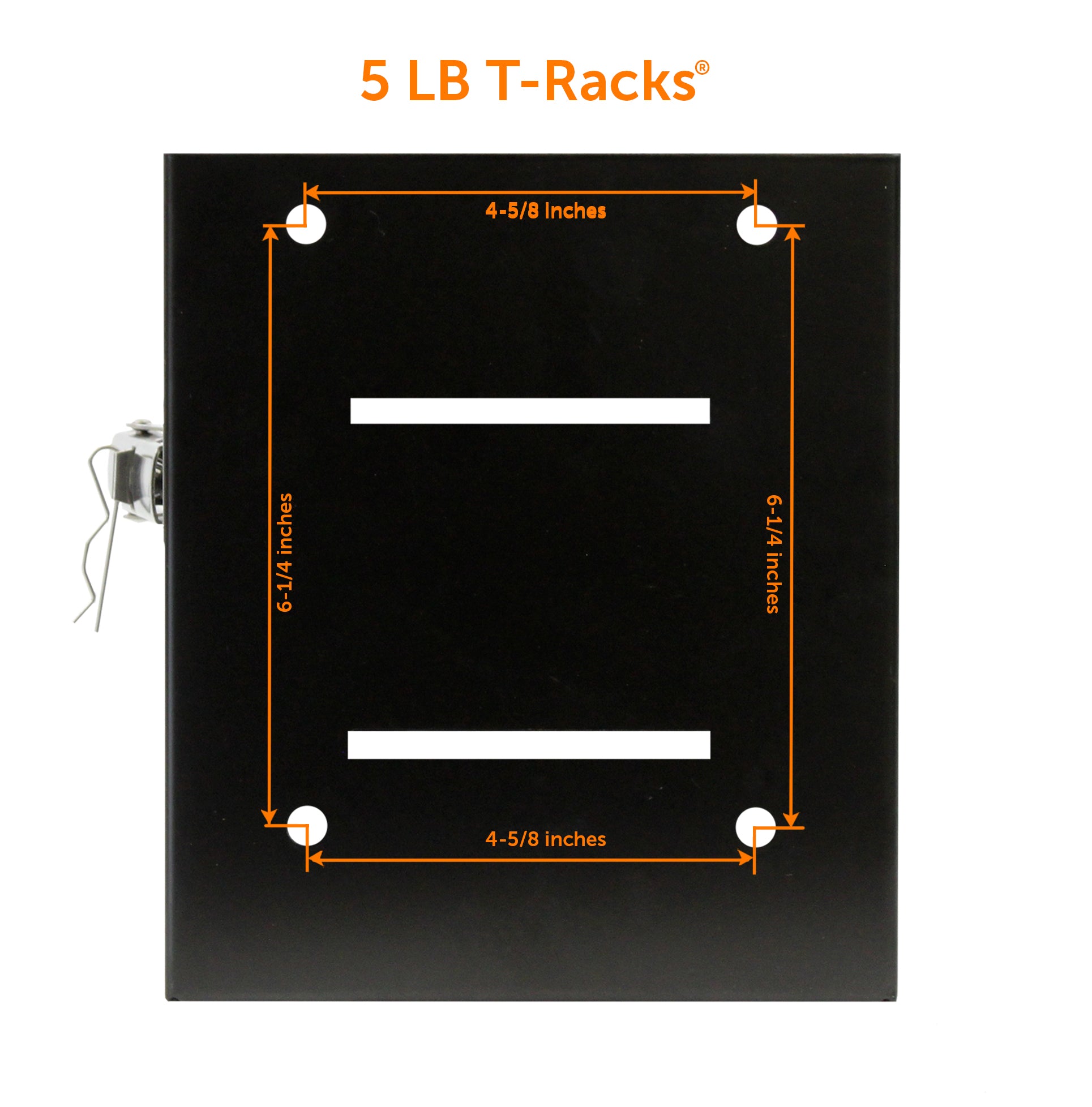 Flame King T-Racks 5lb Propane Tank Mounting Brackets Strap Campervan Overland Vehicles