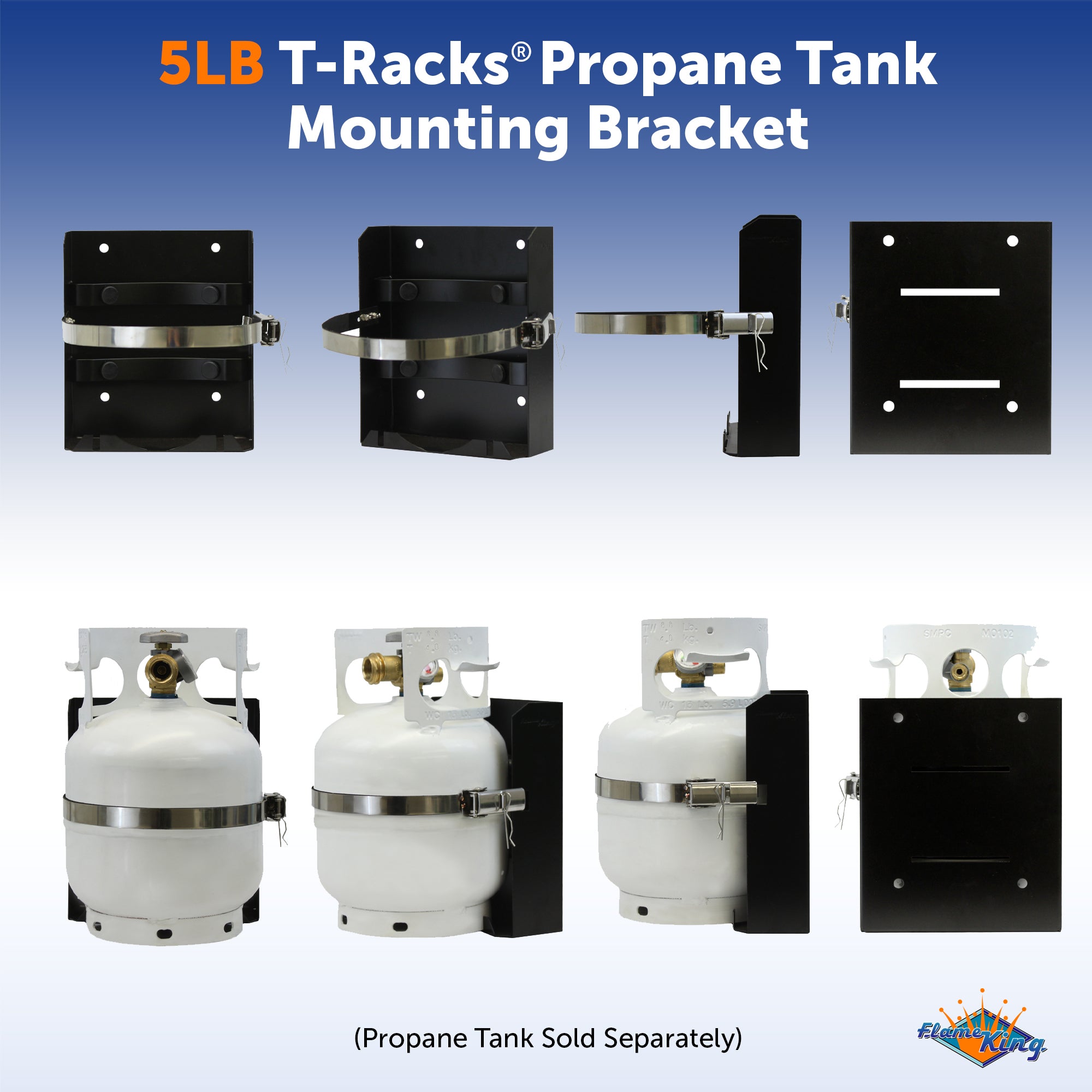 Mpt Tank Rack T-Rack 5lb Propane Tank Mounting Brackets Strap Campervan Overland ...