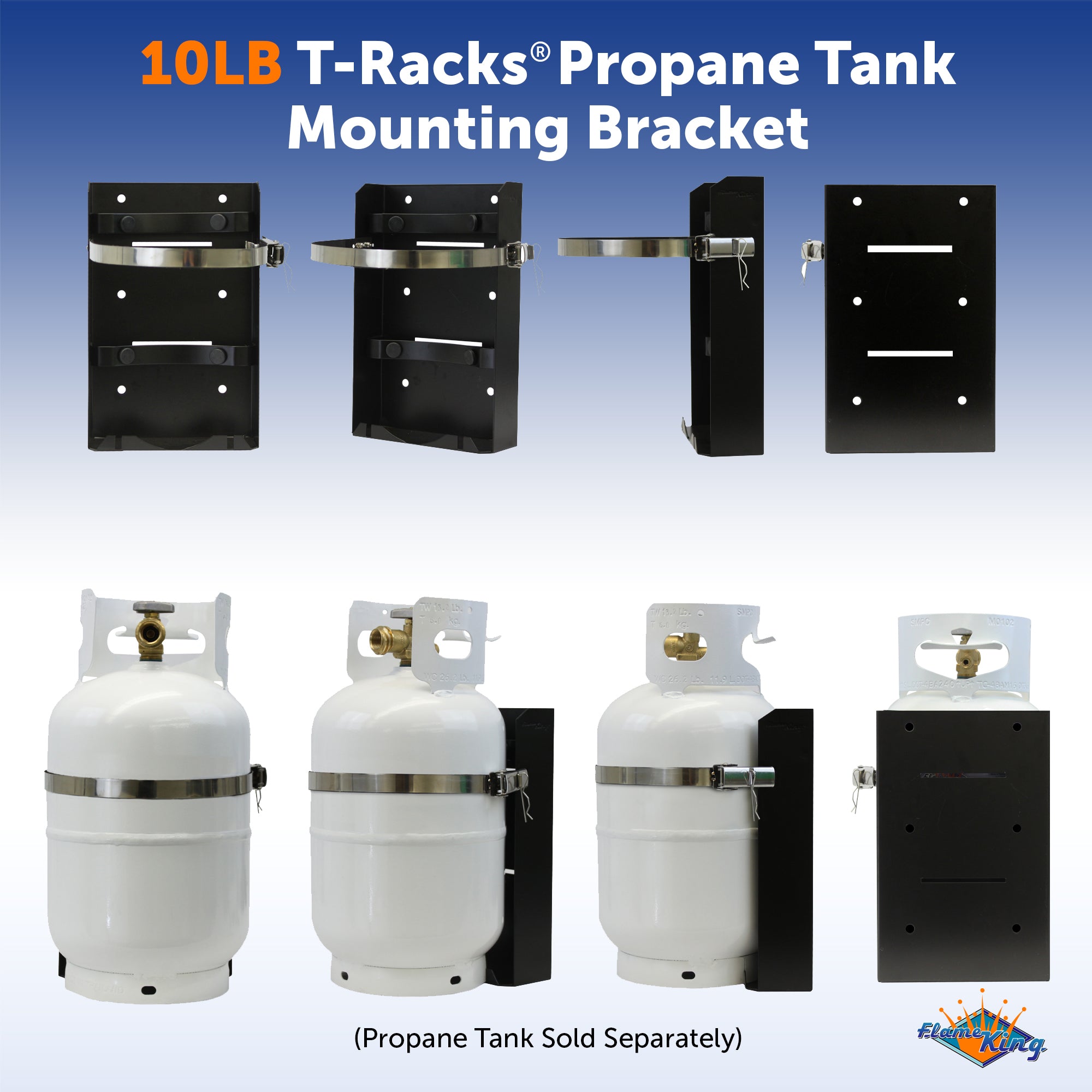Mpt Tank Rack T-Rack 10lb Propane Tank Mounting Brackets Strap Campervan Overland ...