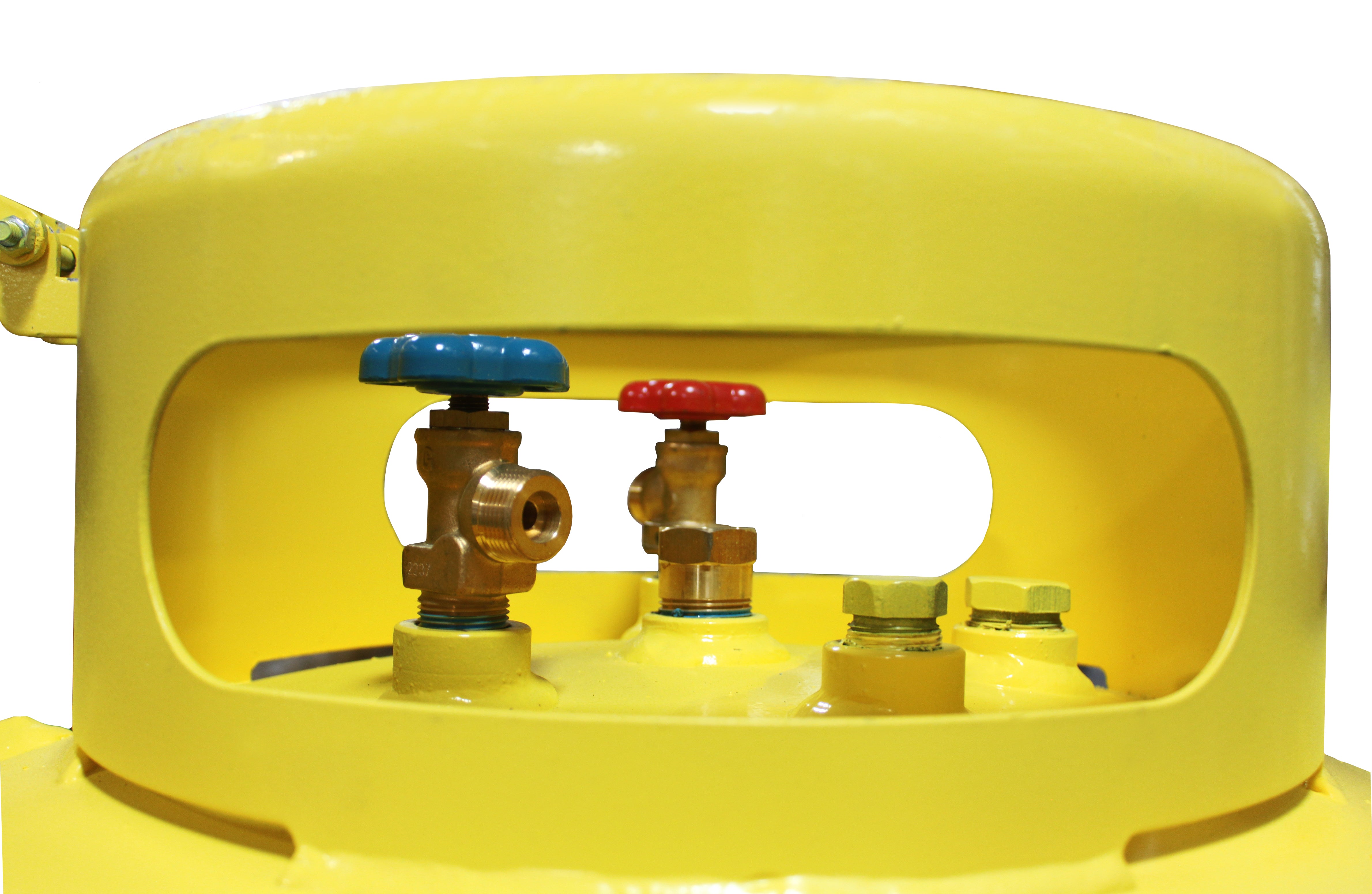 Flame King 1000LB Refrigerant Recovery Cylinder Tank with Forklift Footer 400 PSI for A2L Refrigerants