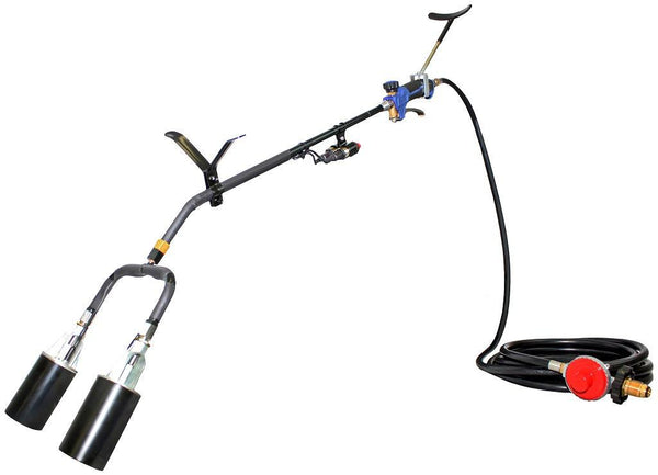 Flame King 1 Million BTU Dual Propane Weed Burner Torch - Flame King