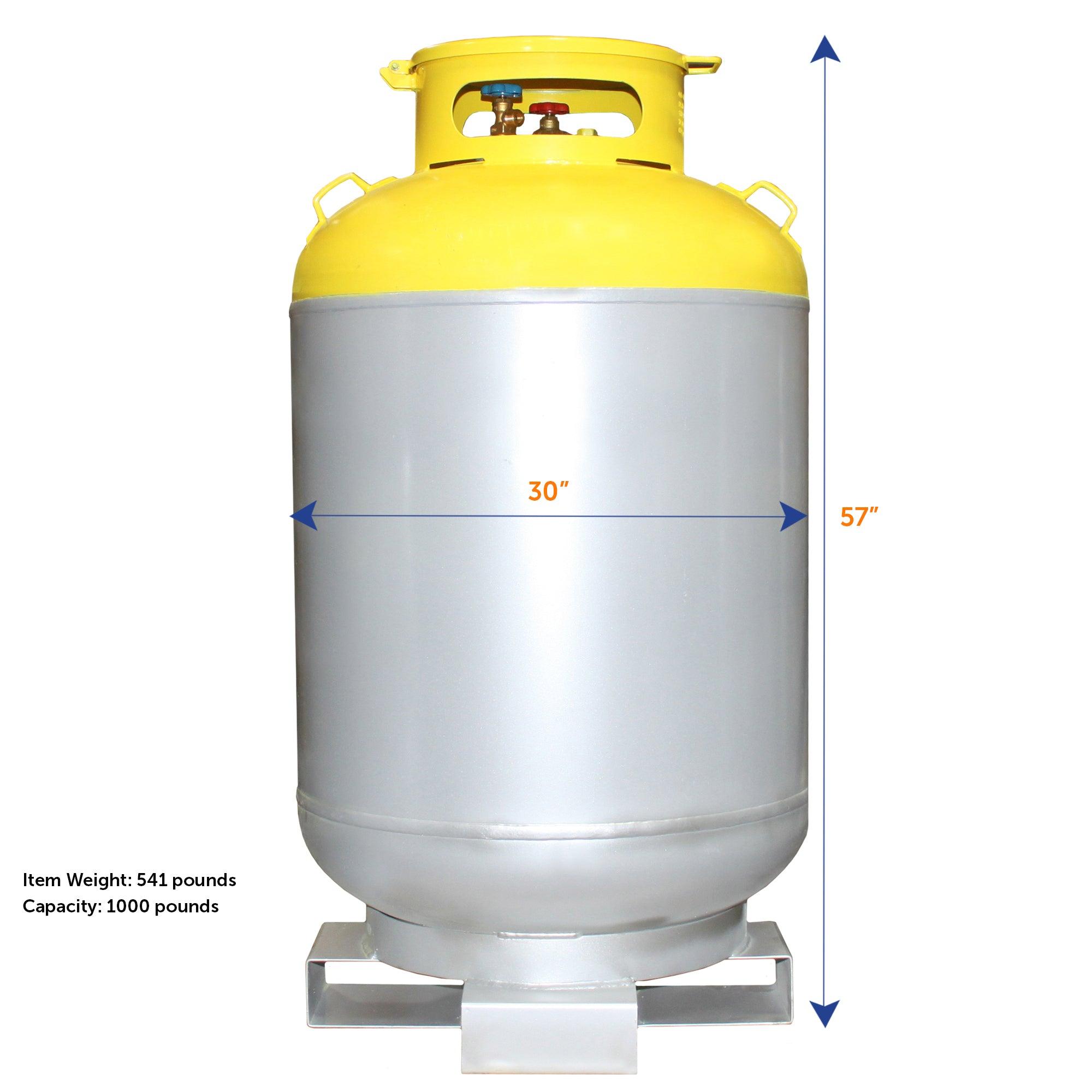 Flame King 1000LB Capacity Refrigerant Tank Cylinder 400 PSI