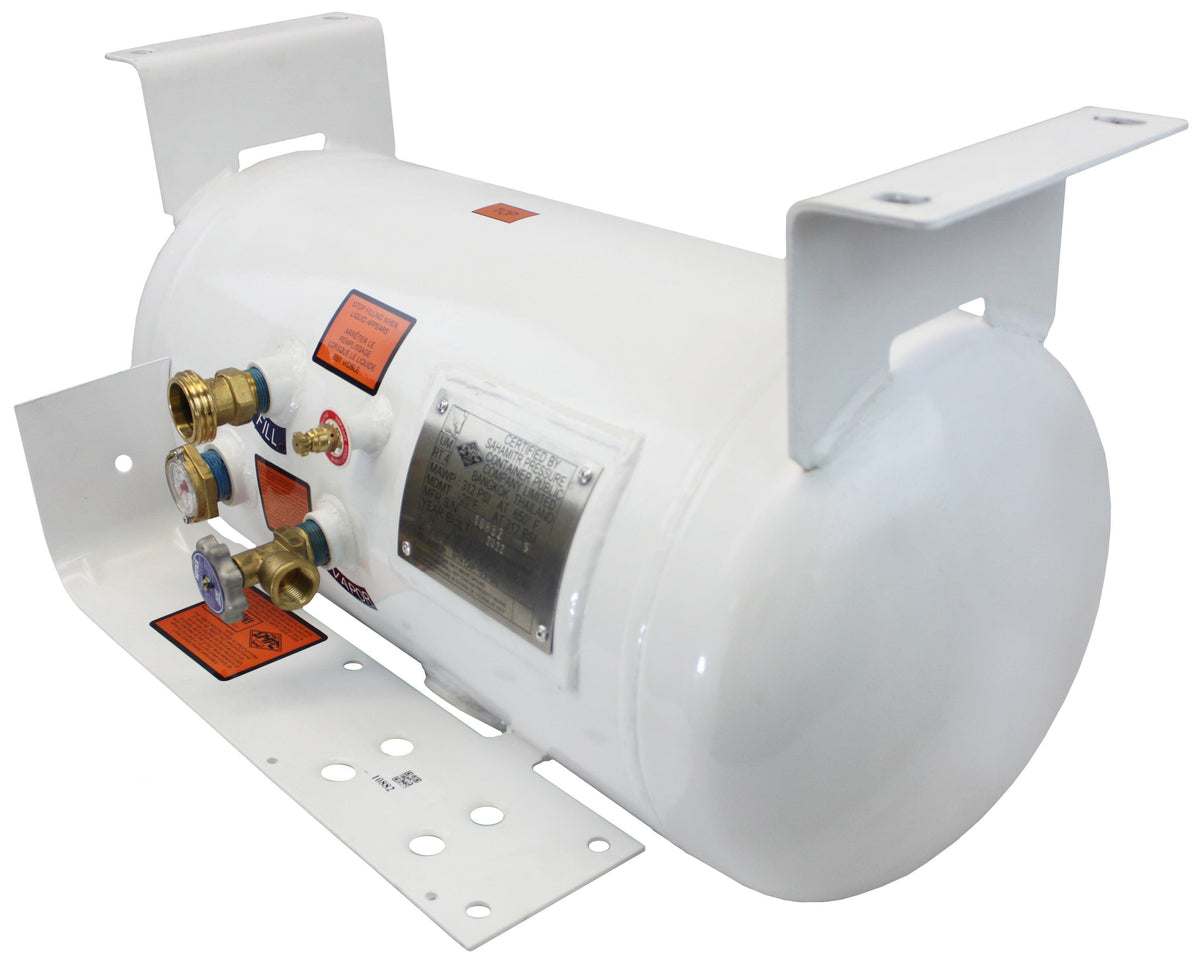 Flame King 12.2 Gal ASME RV Trailer Propane Cylinder Tank - Bigpropanetank