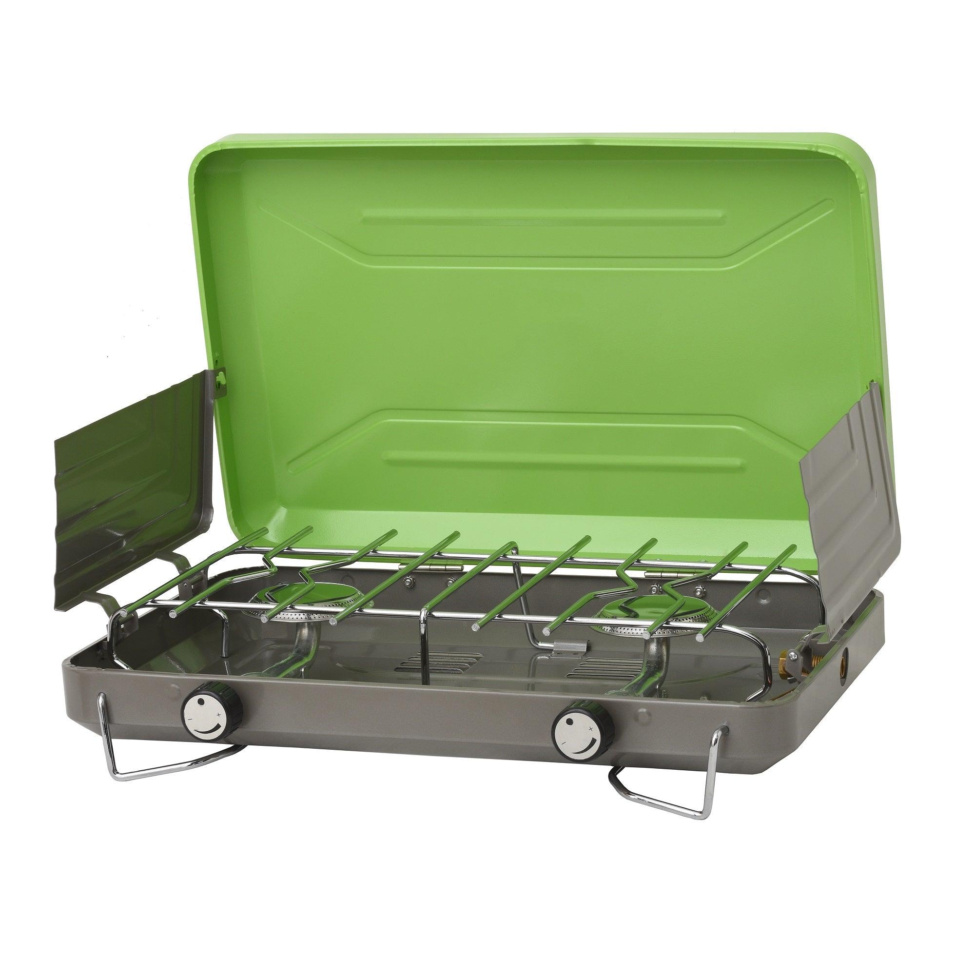 cooktop camping Flame King 2 Burner Camping Stove