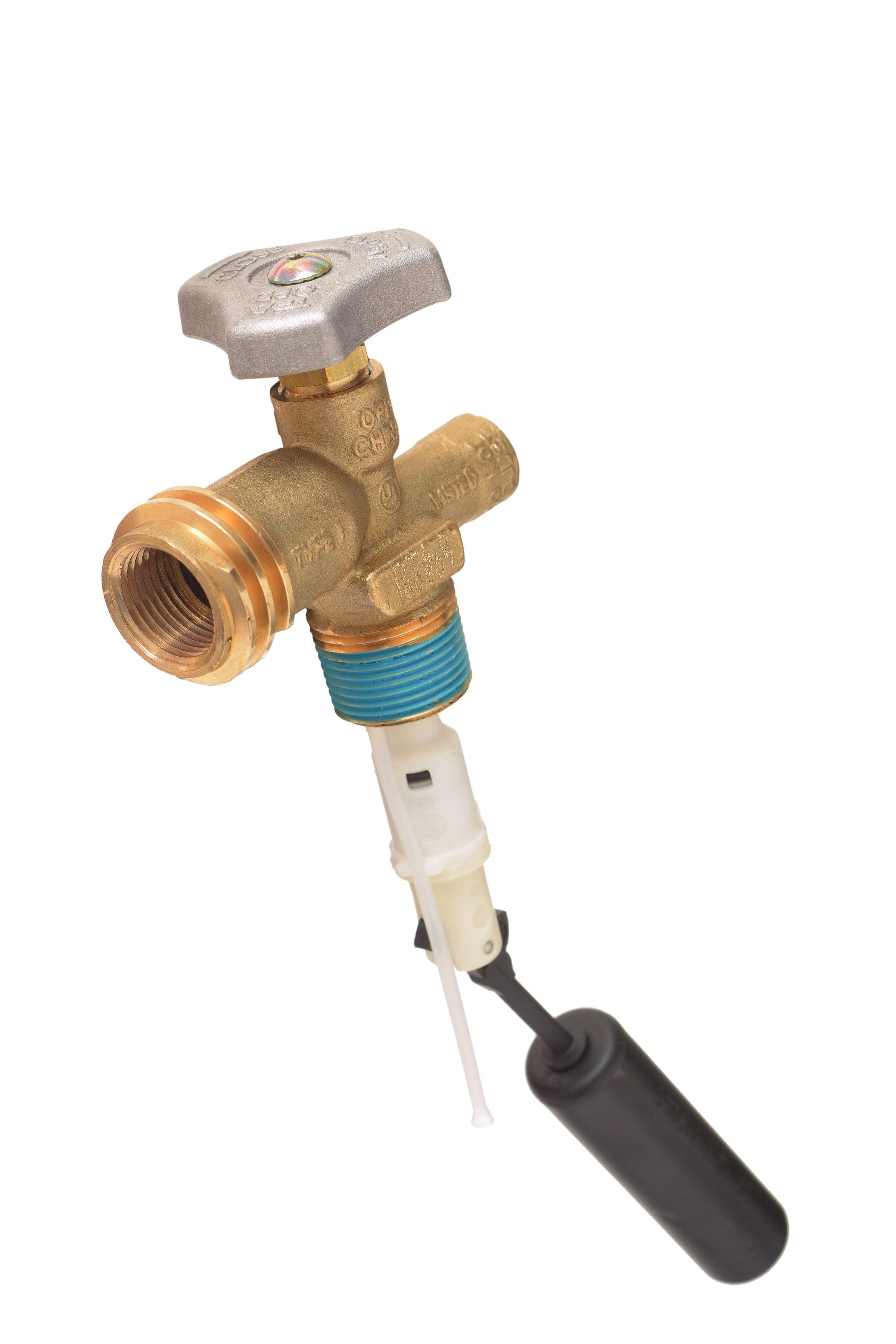 Propane Multi Valve Flame King VOPD20 20 Pound Propane Tank Cylinder Service OPD Valve, White