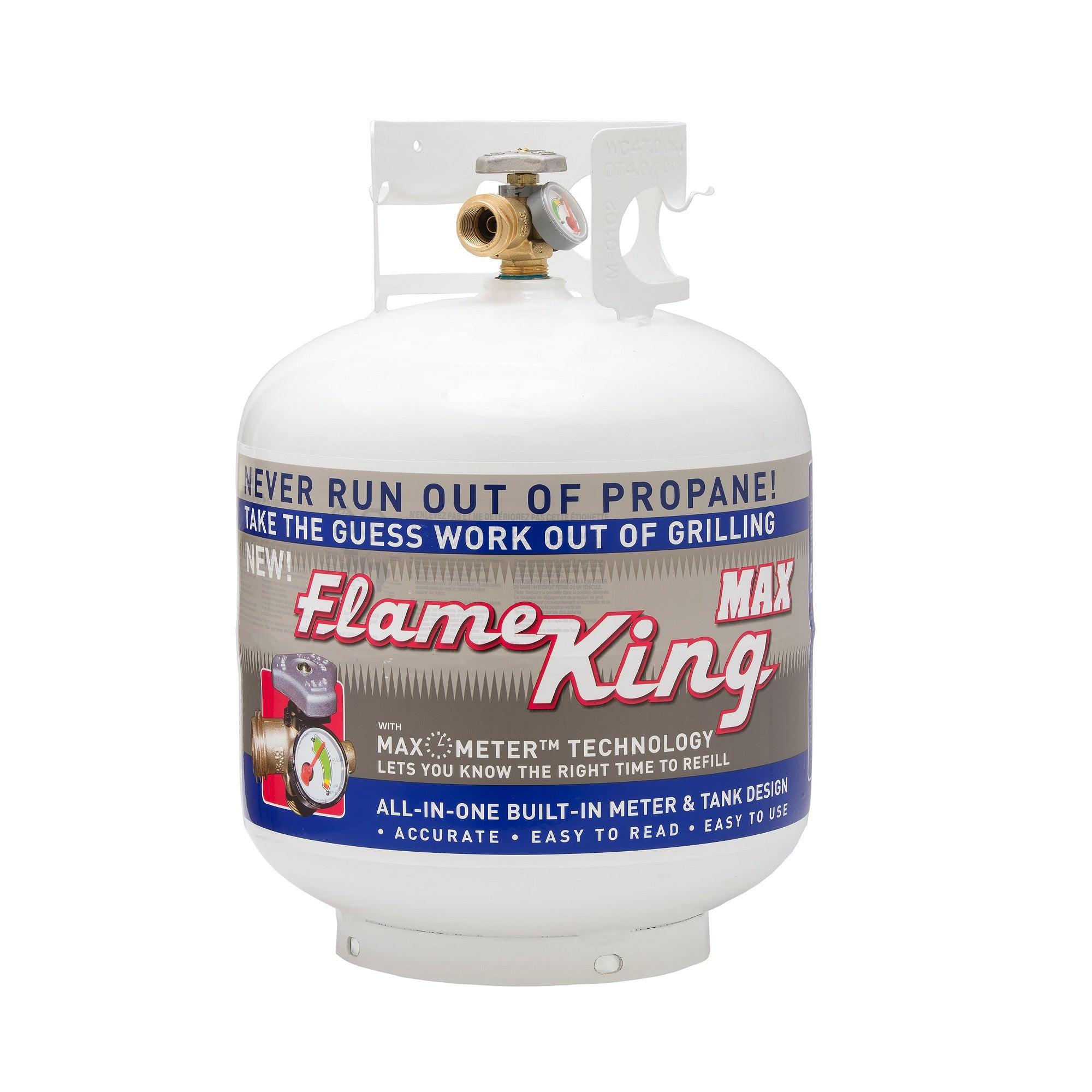 Flame King 20lb Propane Tank LP Cylinder with OPD & Gauge - Flame King