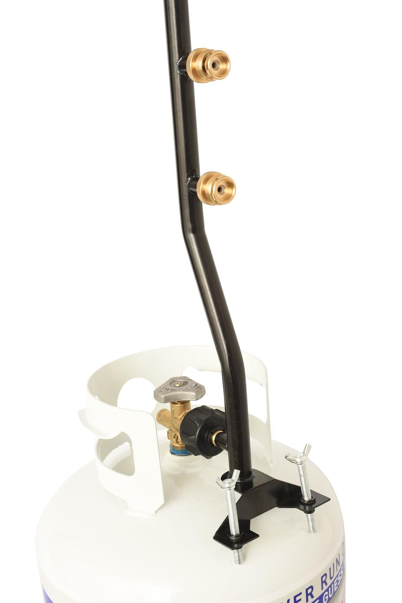 3 Outlets Adapter 20 to 1LB Propane Tank Distribution Post Pole Tree ...