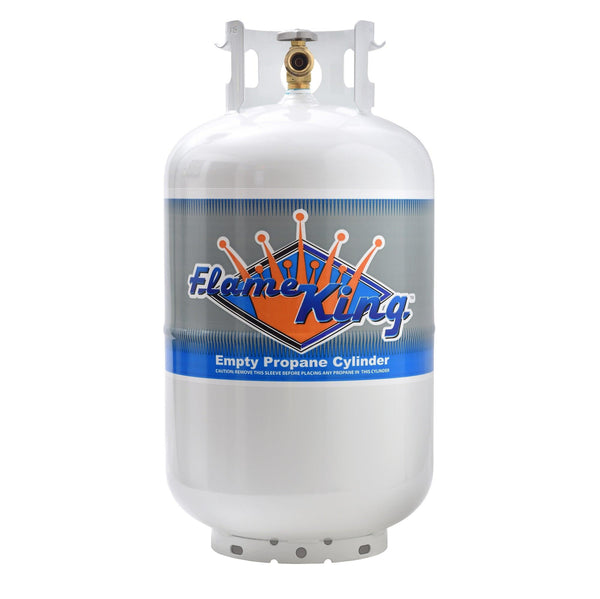 Flame King 30lb Propane Tank LP Cylinder with OPD - Flame King