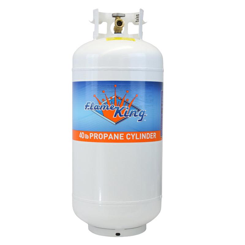 Flame King 40lb Propane Tank LP Cylinder with OPD - Flame King