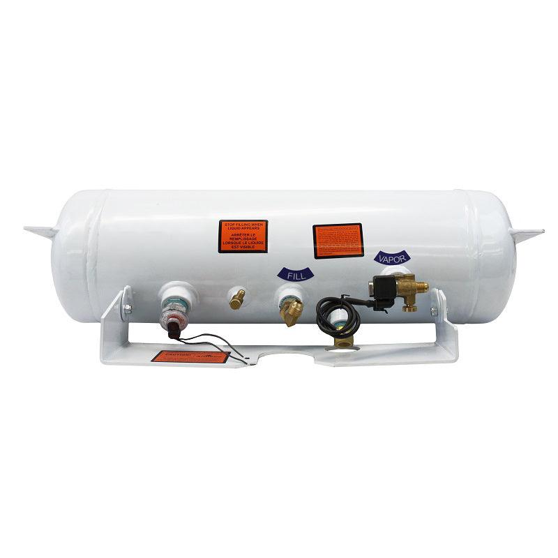 Flame King 5.9 Gallon ASME RV Trailer Propane Tank with remote valves & solenoid - Flame King