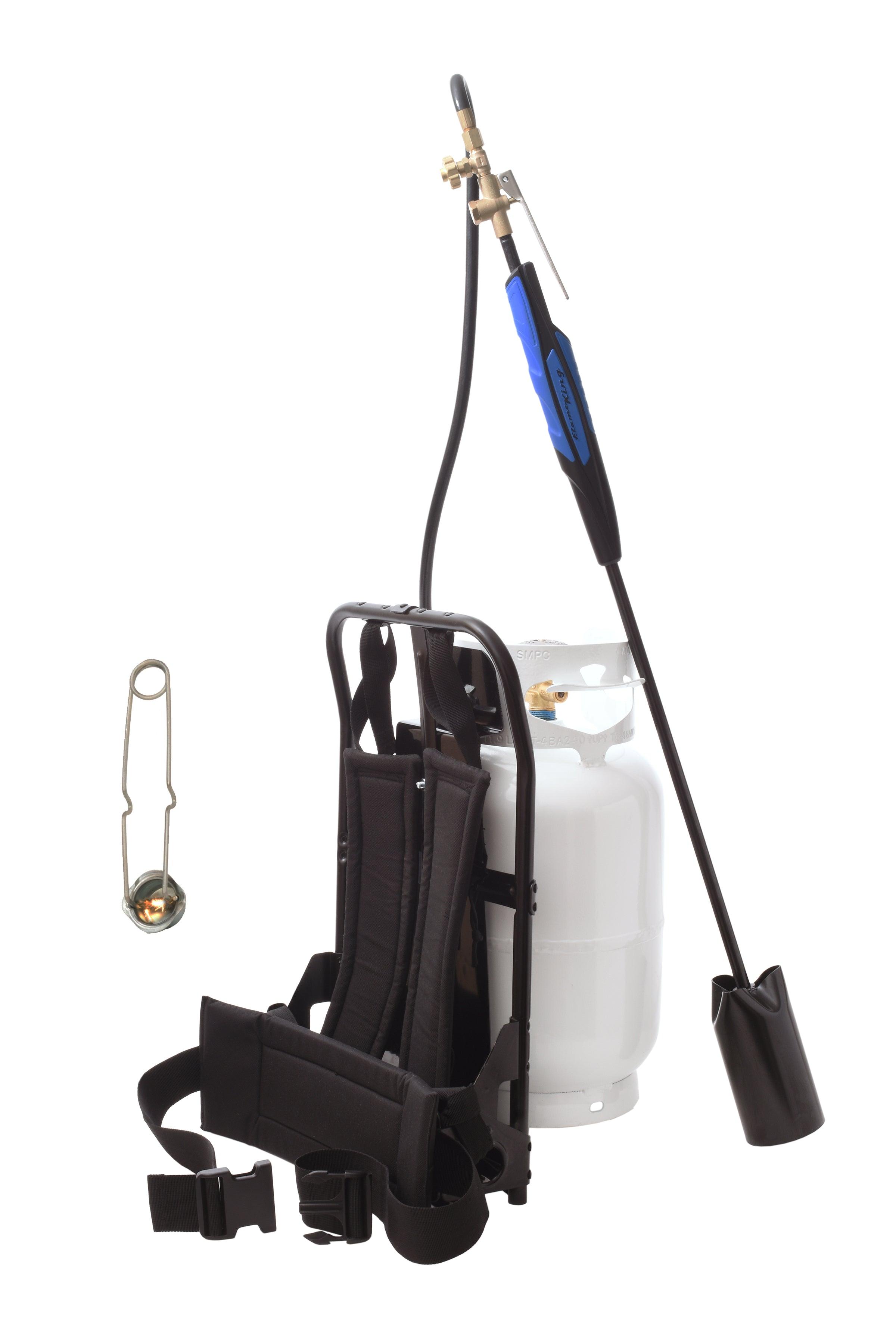 Bundle Propane Tank + 500 000 BTU Weed Burner Torch + Propane Metal Backpack