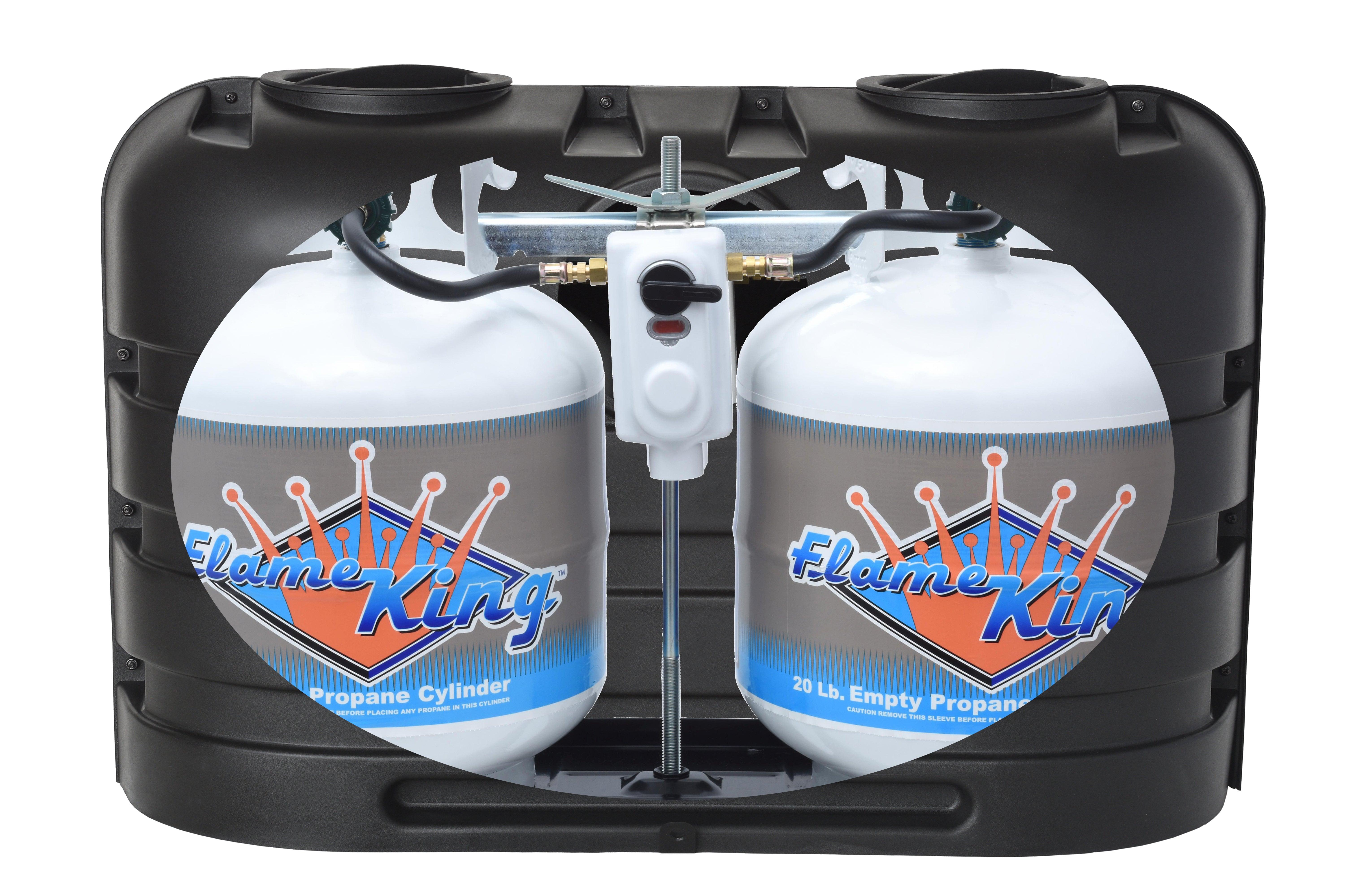 Propane Accessory Bundle 20lb Mounting Parts + 2 Stage Auto Propane Gas Regulator + Two ...