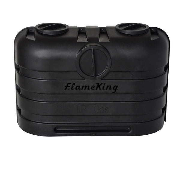Flame King Dual 20LB LP Propane Tank Light Plastic Heavy Duty Cover - Flame King