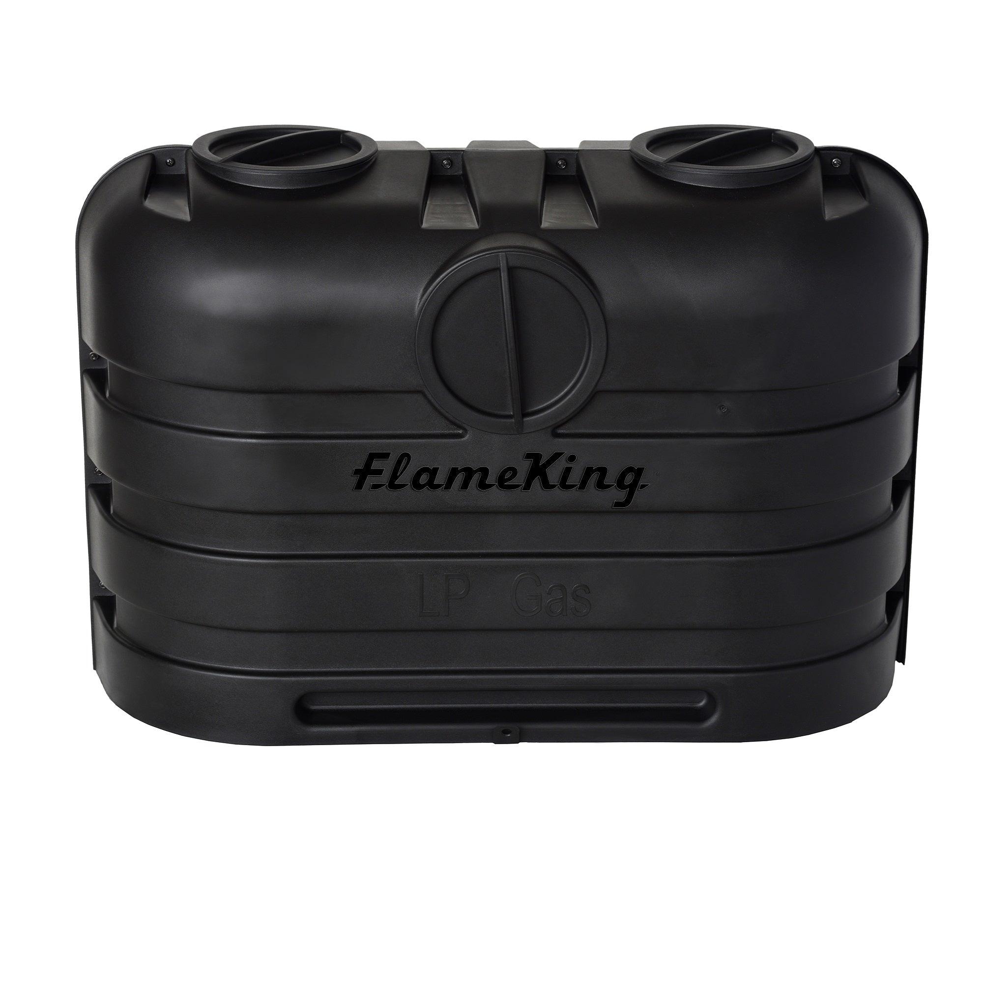 Dual LP Propane Tank Light Plastic Heavy Duty Cover RV Trailer
