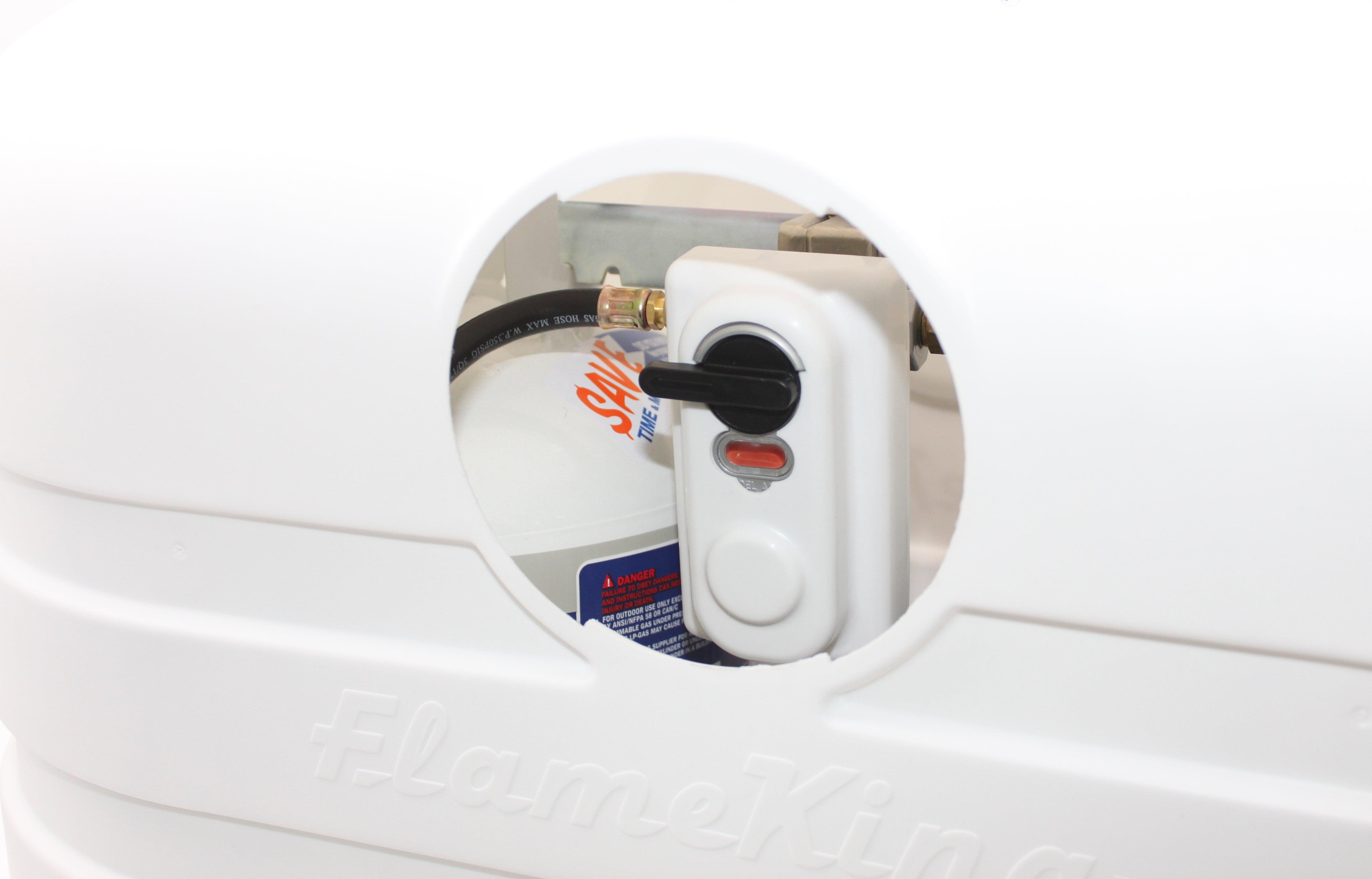 Lp Plug Rv Dual 30LB LP Propane Tank Light Plastic Heavy Duty Cover RV Trailer ...