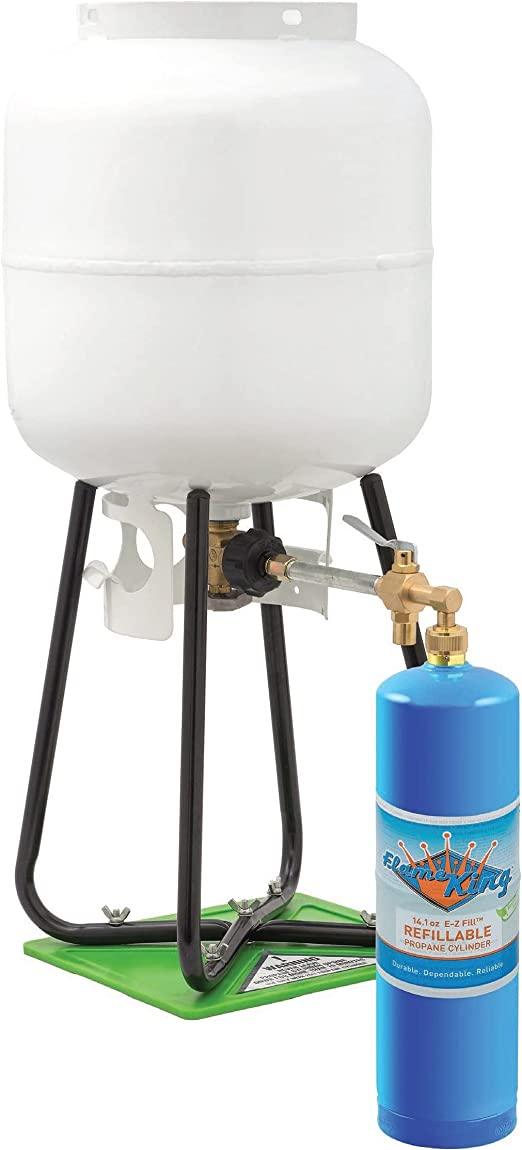 Eco Friendly Sustainable 1lb Refillable Propane Cylinder + Kit