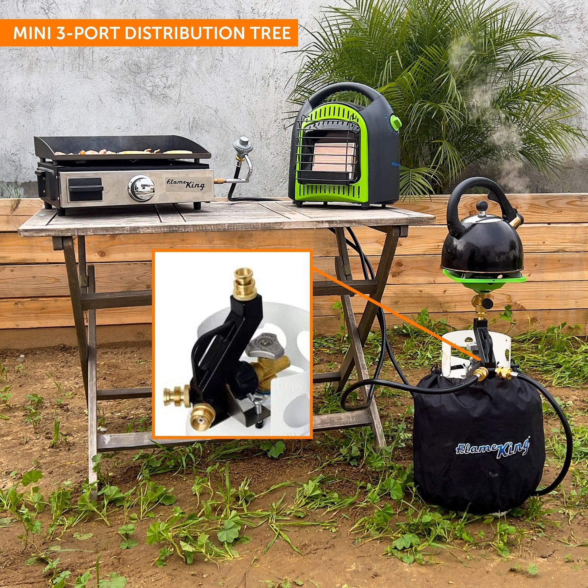 Stansport Propane Distribution Post – 3 Outlet, 30 PSI, For Camping & Outdoors