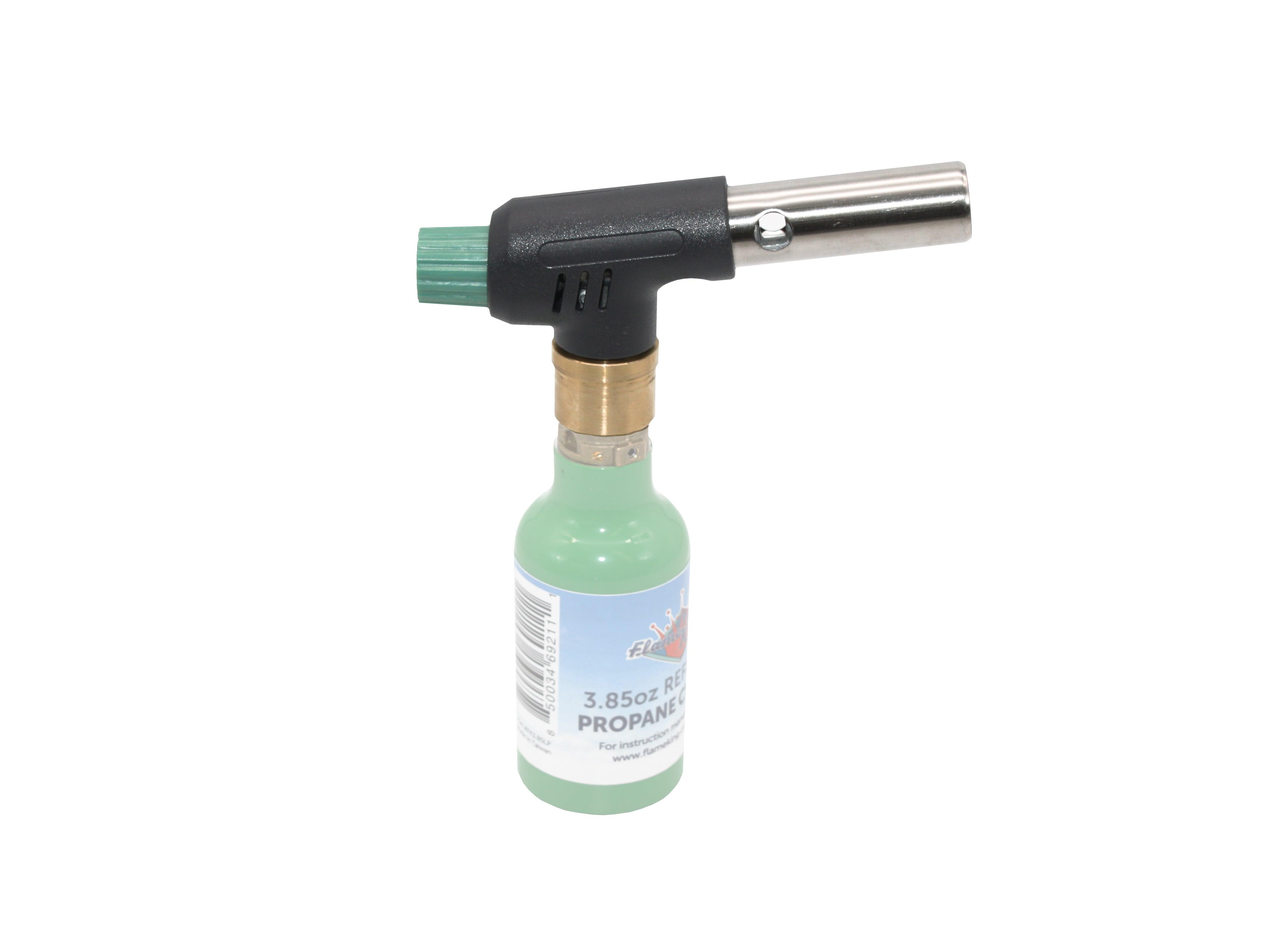 Flame King Mini Propane Blow Torch Head 10,000 BTU for Kitchen and Soldering - Flame King