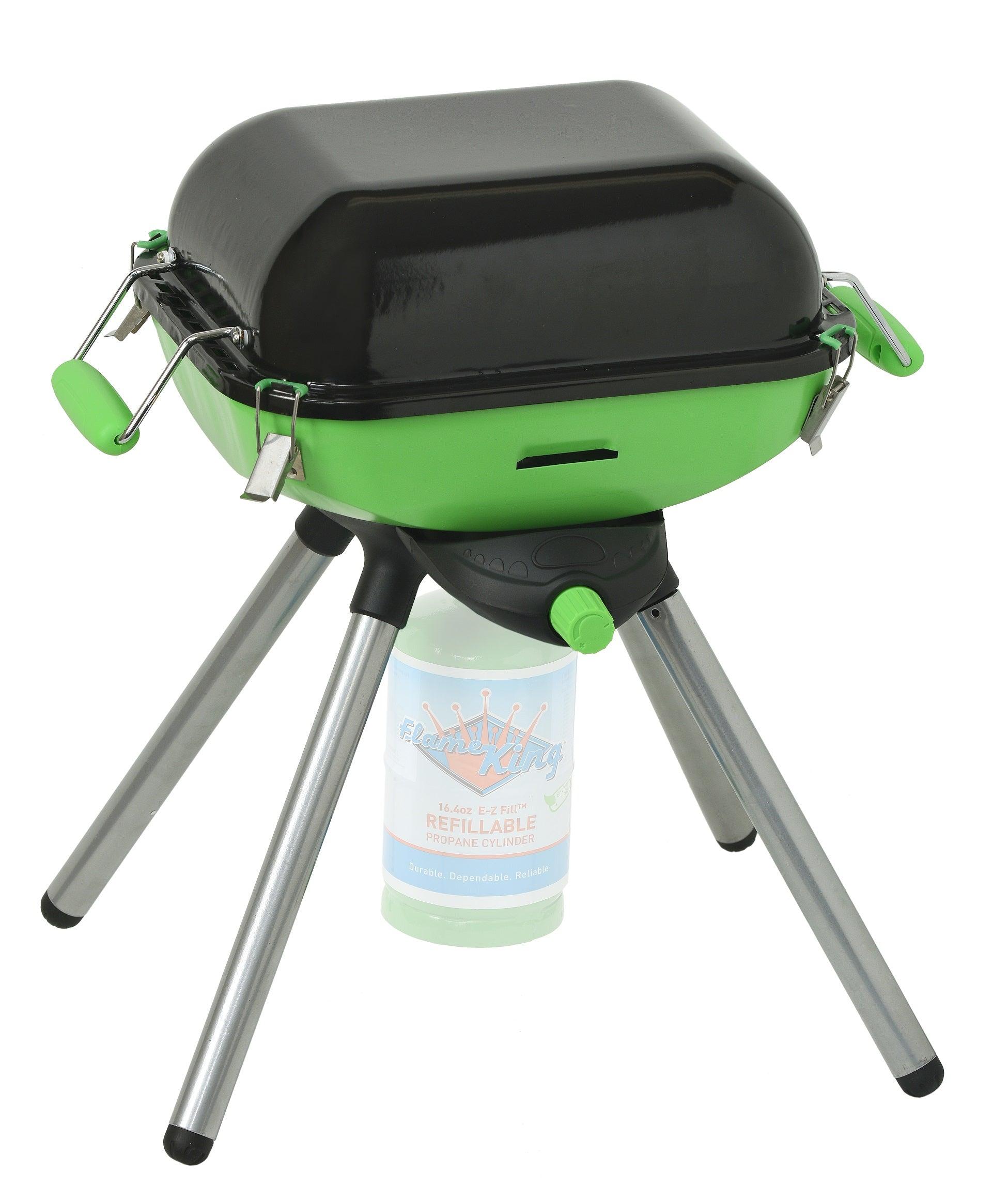 Flame King Multi-Function Portable BBQ Grill Camp Stove Camping - Flame King