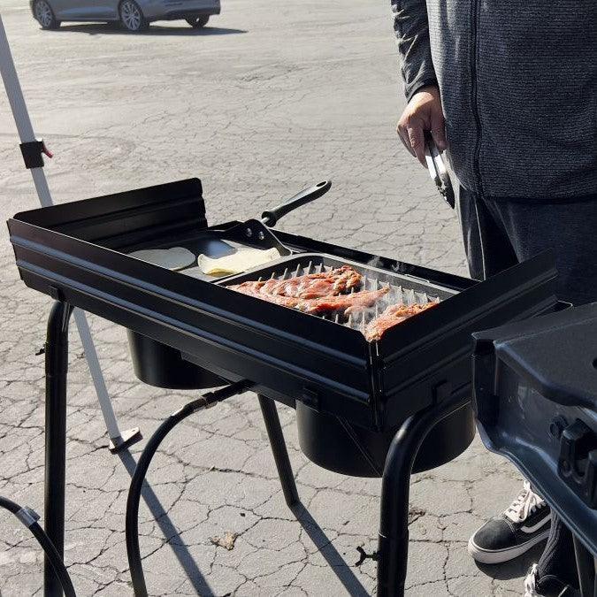 Flame King Outdoor Propane Double Dual Burner Cooker Stove - Flame King