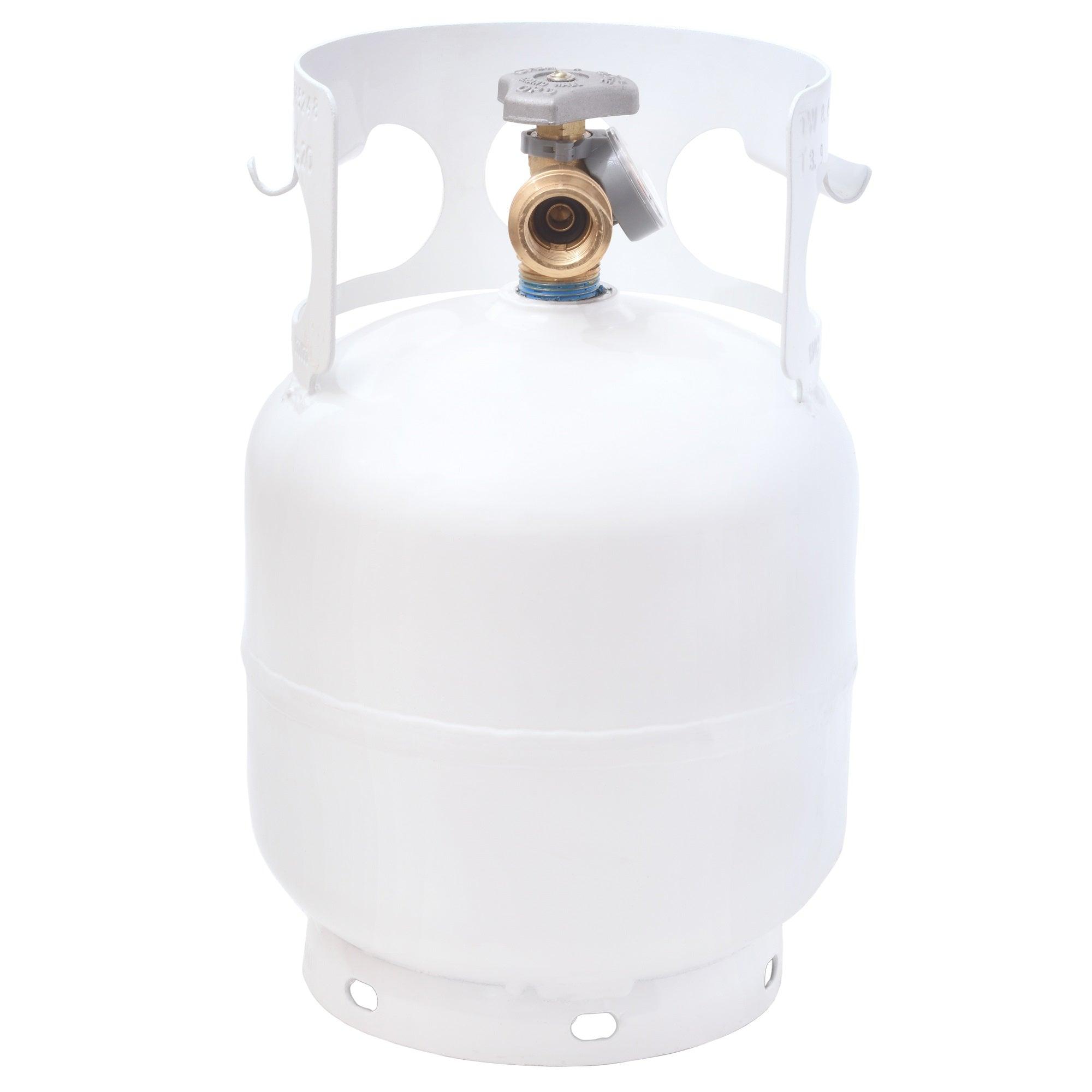 Flame King Portable 5lb Propane Tank LP Cylinder with OPD & Gauge - Flame King