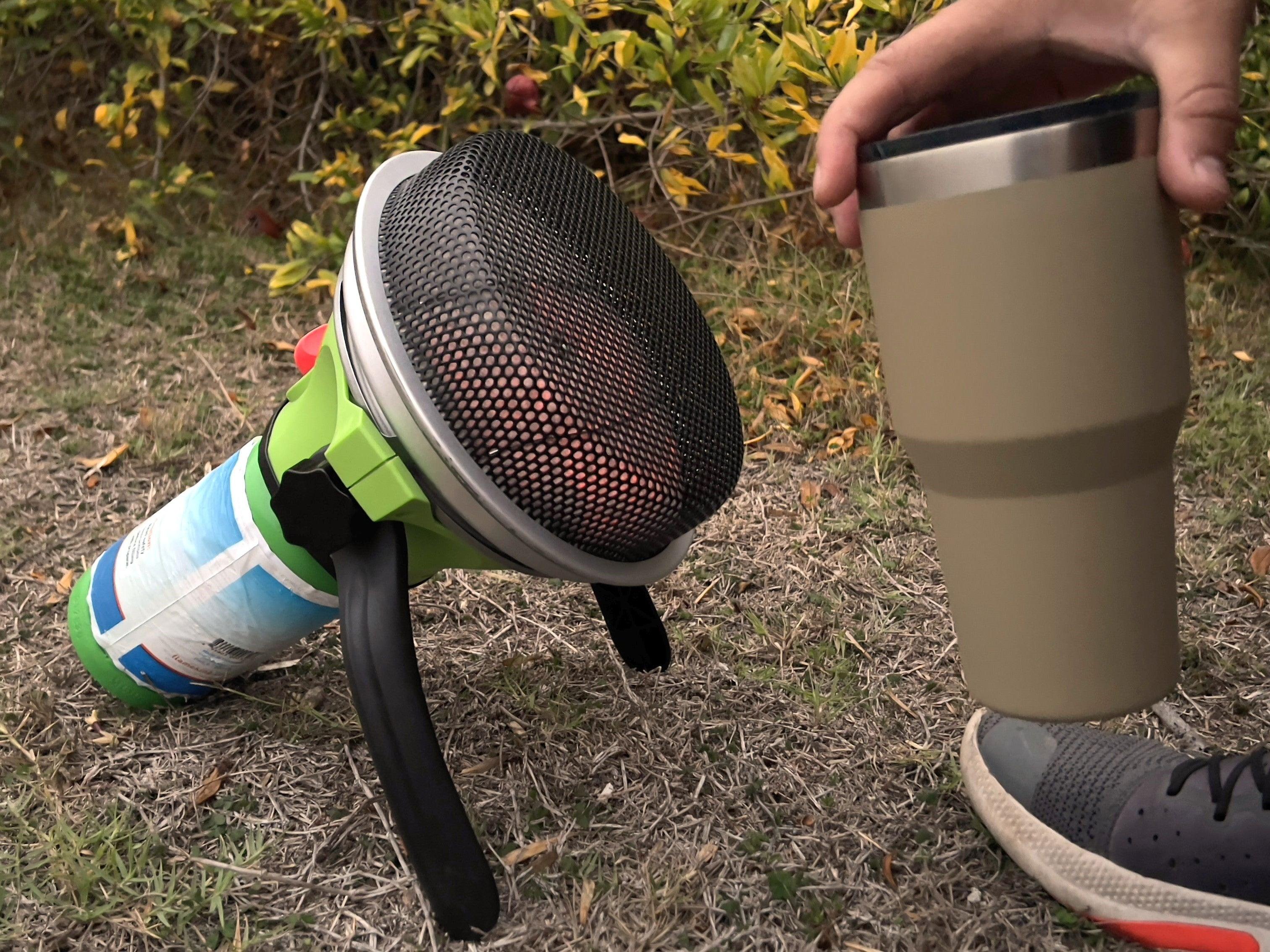 catalytic heater for tent Flame King Portable Propane Gas Outdoor Heater