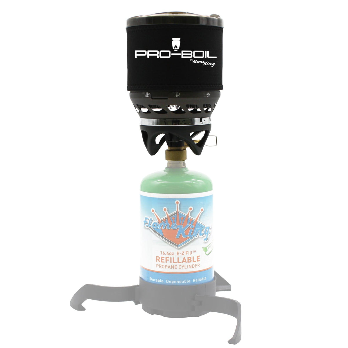 Pro-Boil Camping and Backpacking Stove Cooking System - Flame King