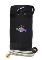 Flame King Gas Hauler Kit - Insulated Carry Case For 5LB Propane Tank & Adapter Hose For Camping, RV