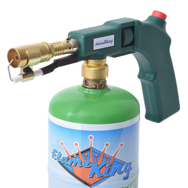 High Intensity Propane Cooking Searing Torch with Electric Start Comfort Handle Flame King