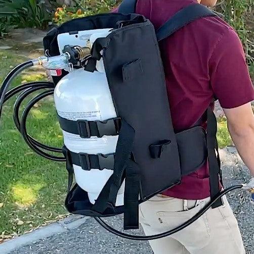 Flame King Propane Tank Backpack Carrier for 5lb or 10lb Cylinder for Flame King Propane Tank Backpack Carrier for 5lb or 10lb Cylinder for