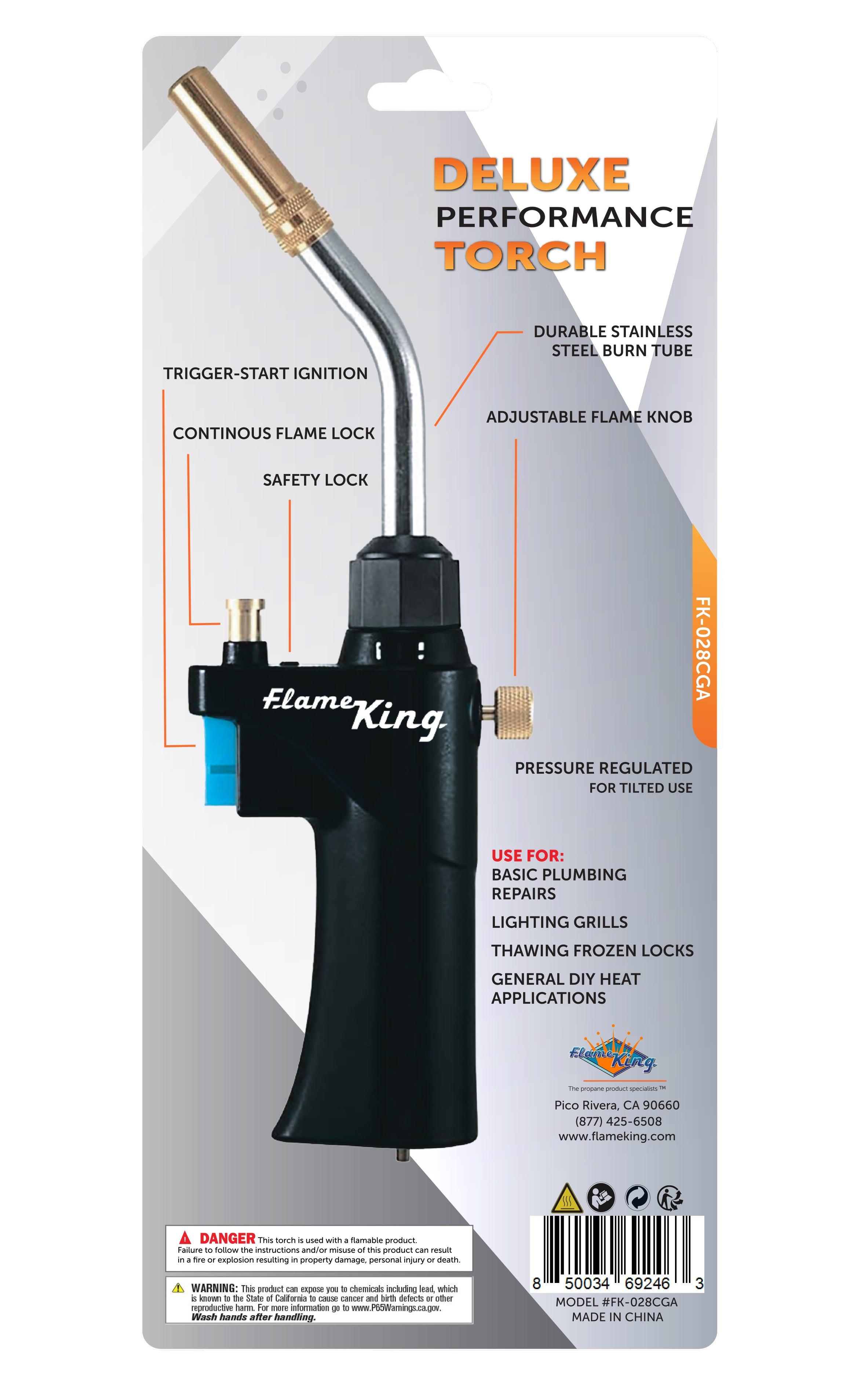 Flame King Propane Torch Webbed Flame Soldering - Flame King