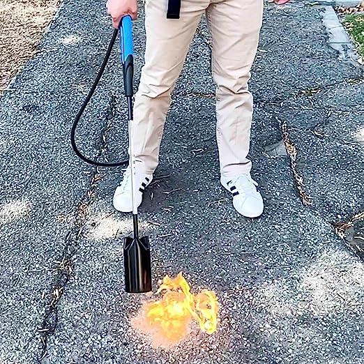 Flame King Propane Weed Burner Torch 340,000 BTU with Battery Operated Igniter - Flame King