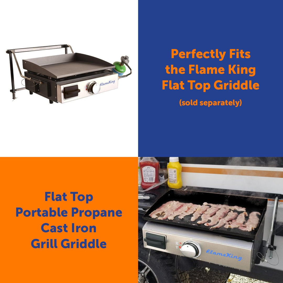 Griddle Racks RV Camper Trailer Mounting Rack for Flame King Propane Portable Grill ...