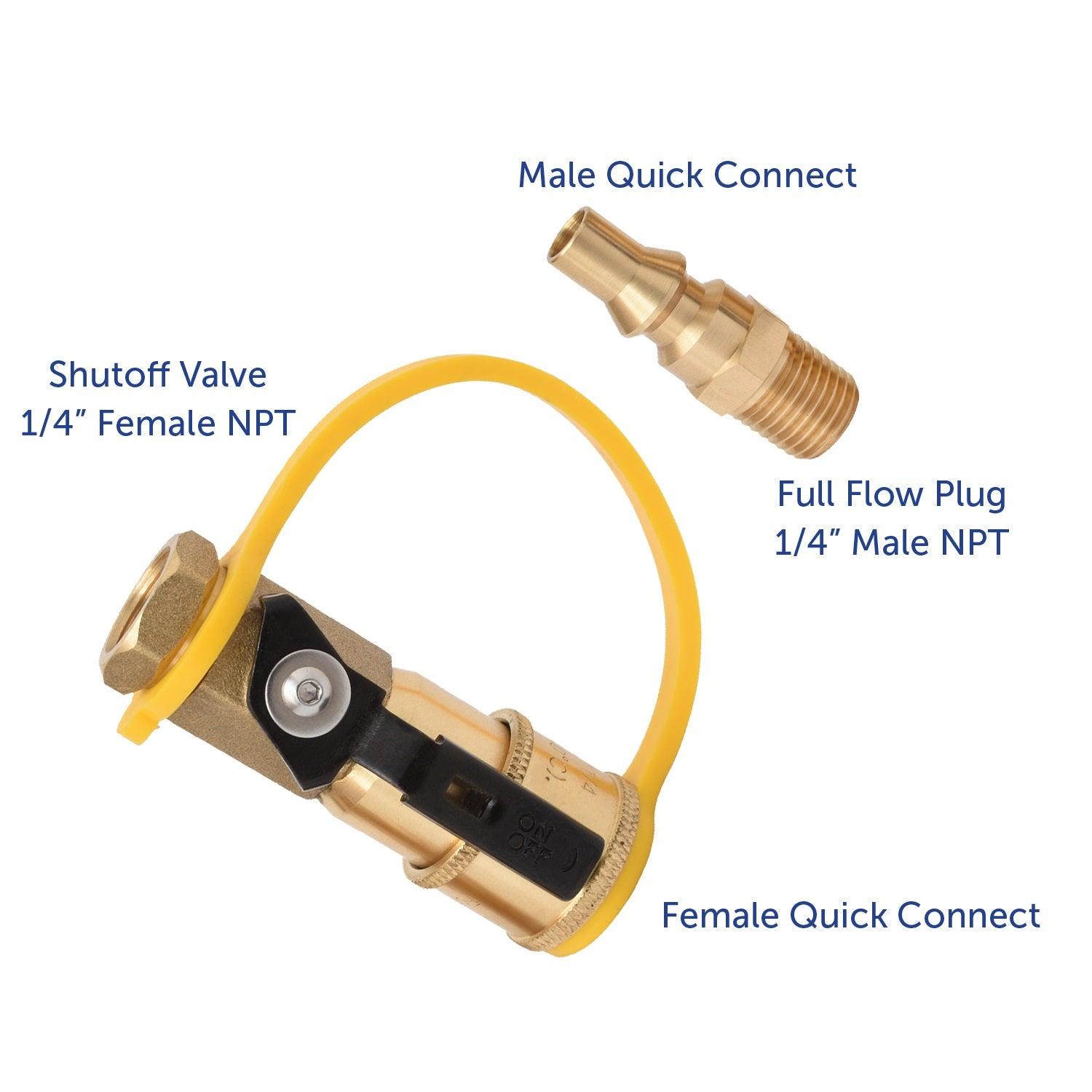 Flame King RV Grill Quick Connect Adapter - Flame King